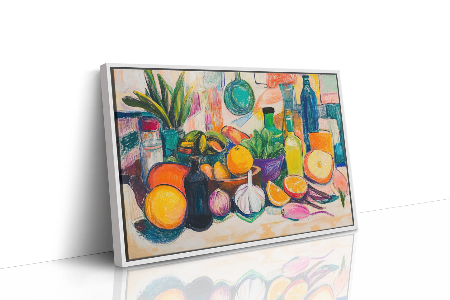 Citrus Dreams In Glass And Green