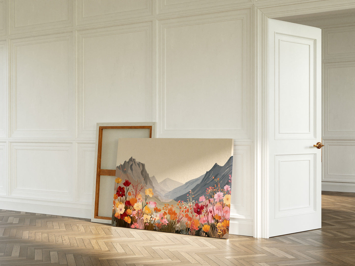 Alpine Meadows Bloom In Coral