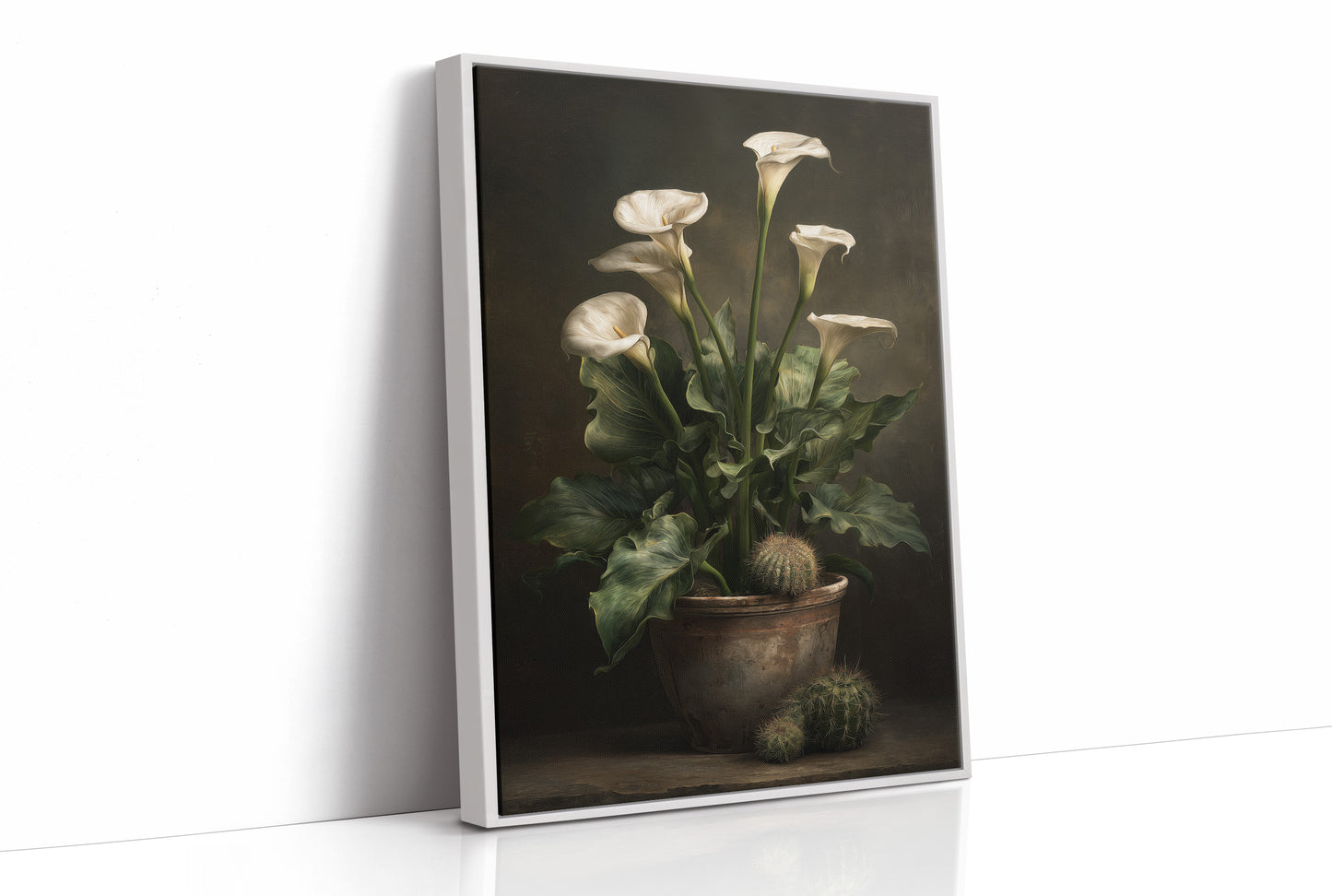 Ivory Blooms In Shadow