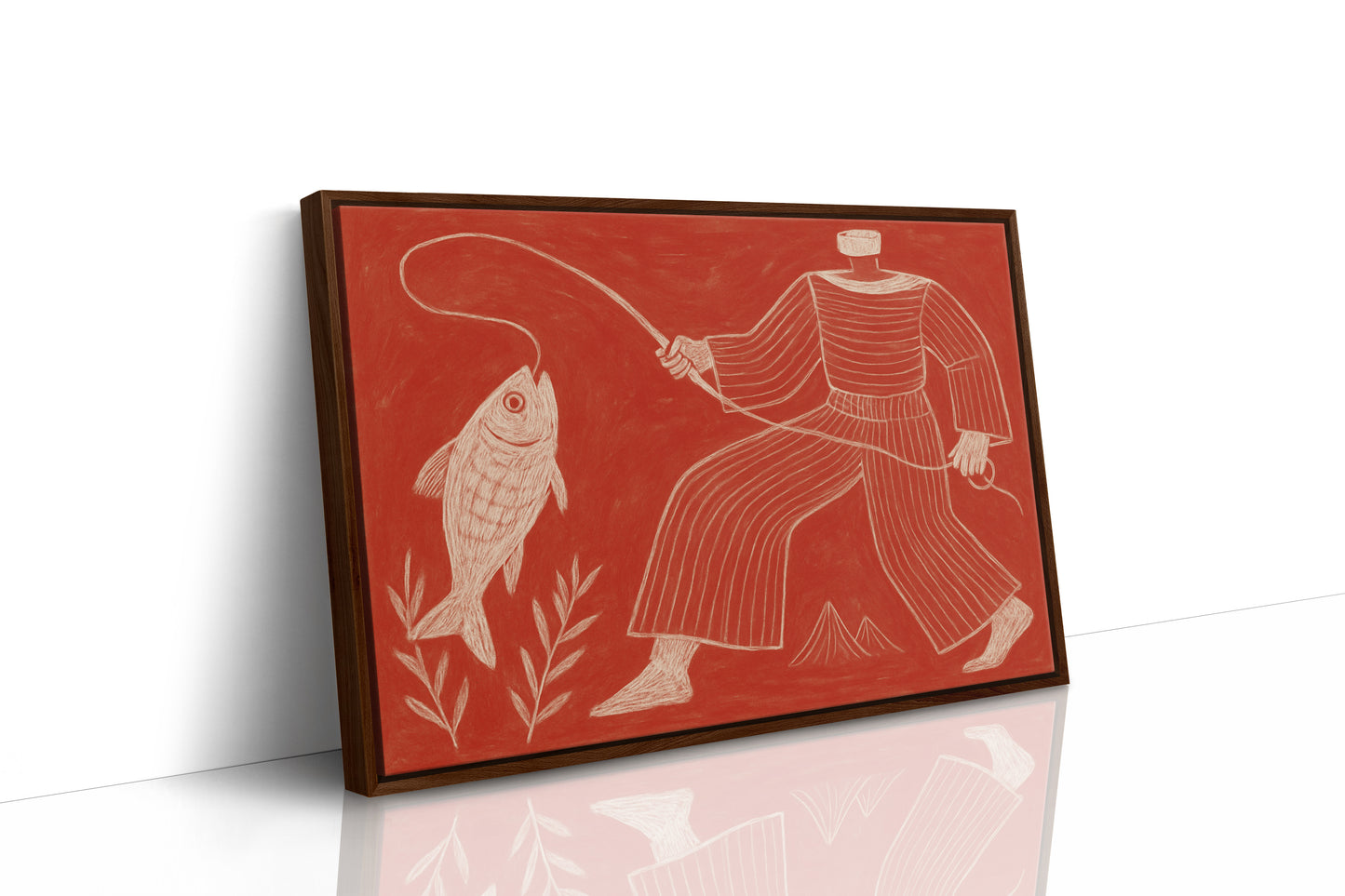 Catch of the Day in Red Chalk