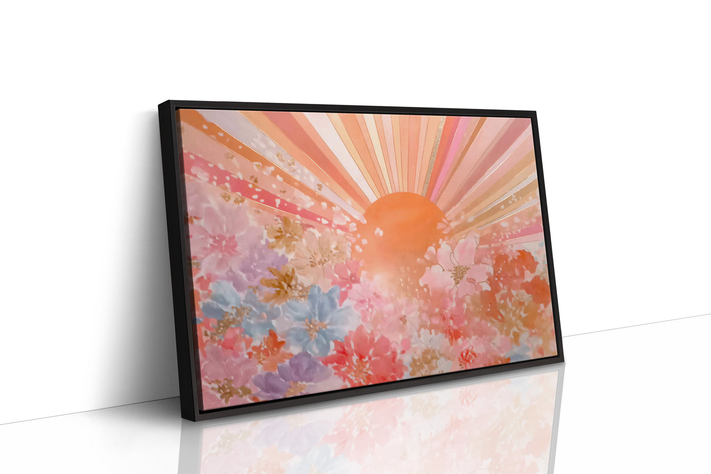 Morning Glory Blossoms Chase Sunbeams