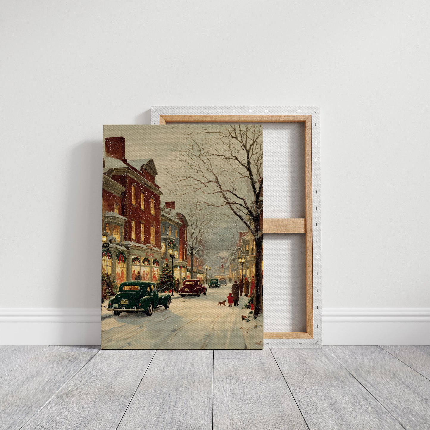 December Streets Remember Simpler Days