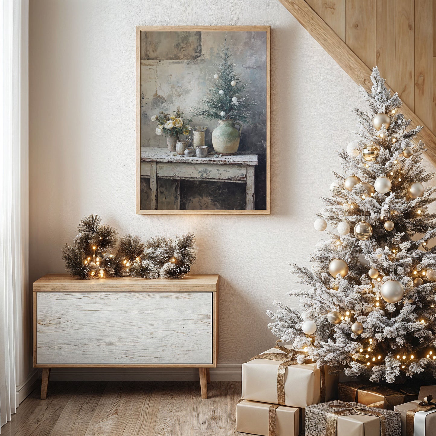 Vintage Christmas Memories In Frame