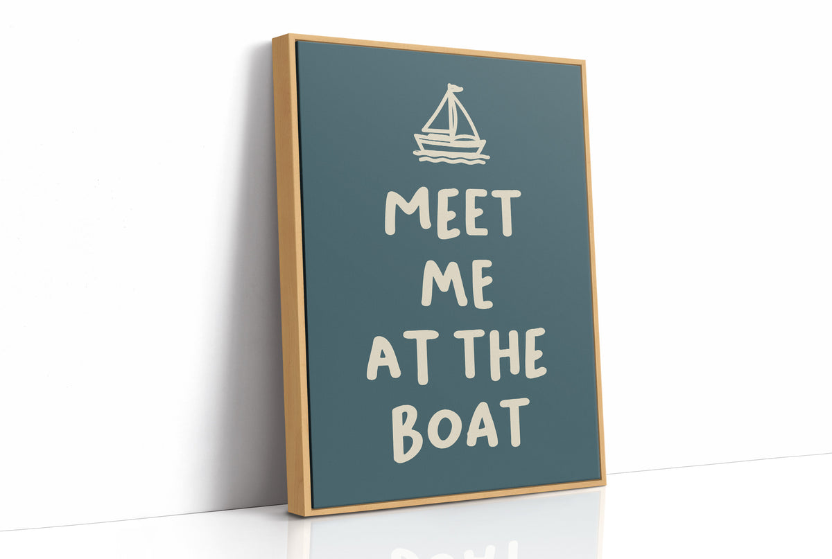 Meet Me at the Boat, Sailboat Icon
