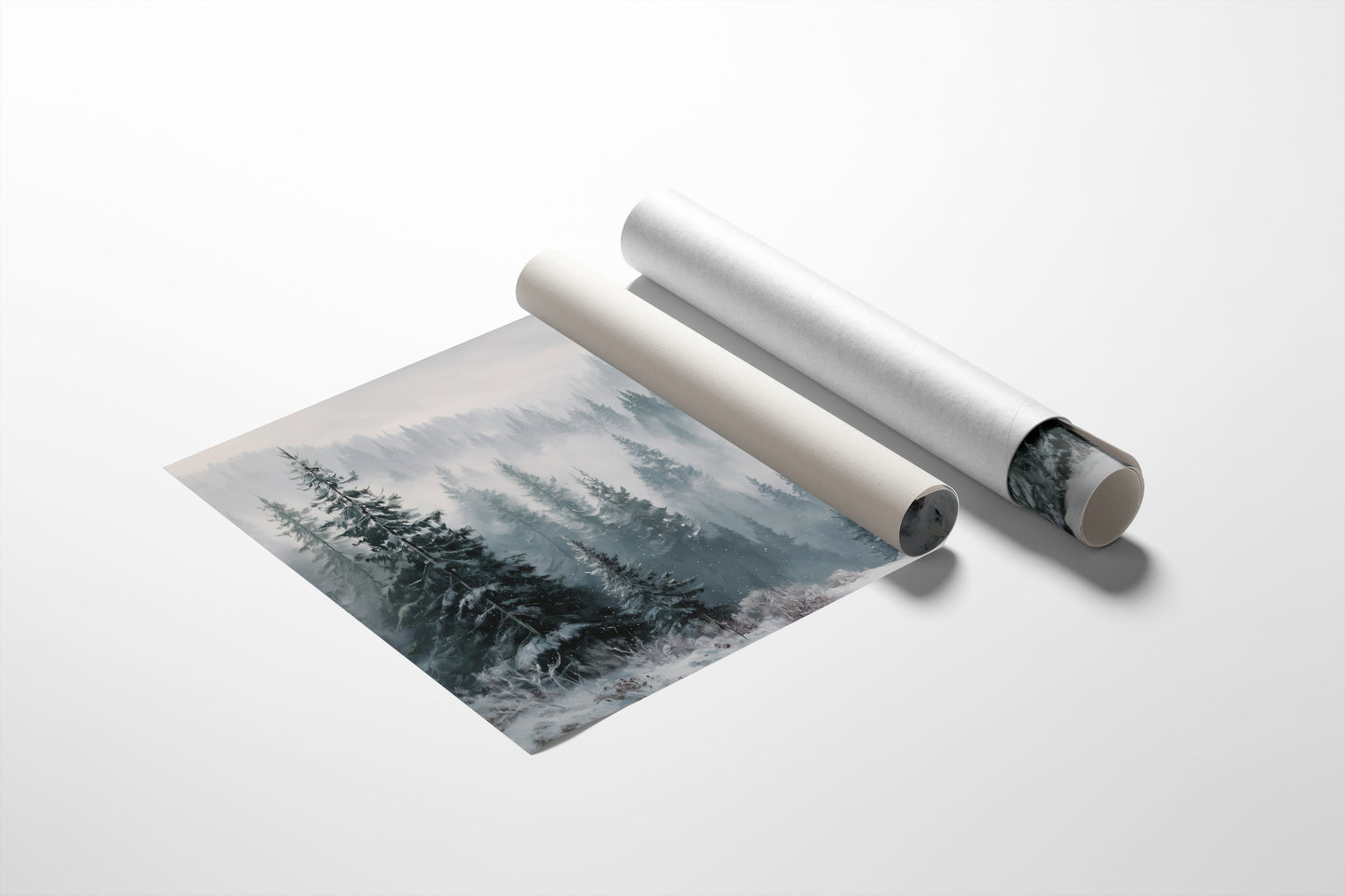 When the Fog Lifted over the Pines