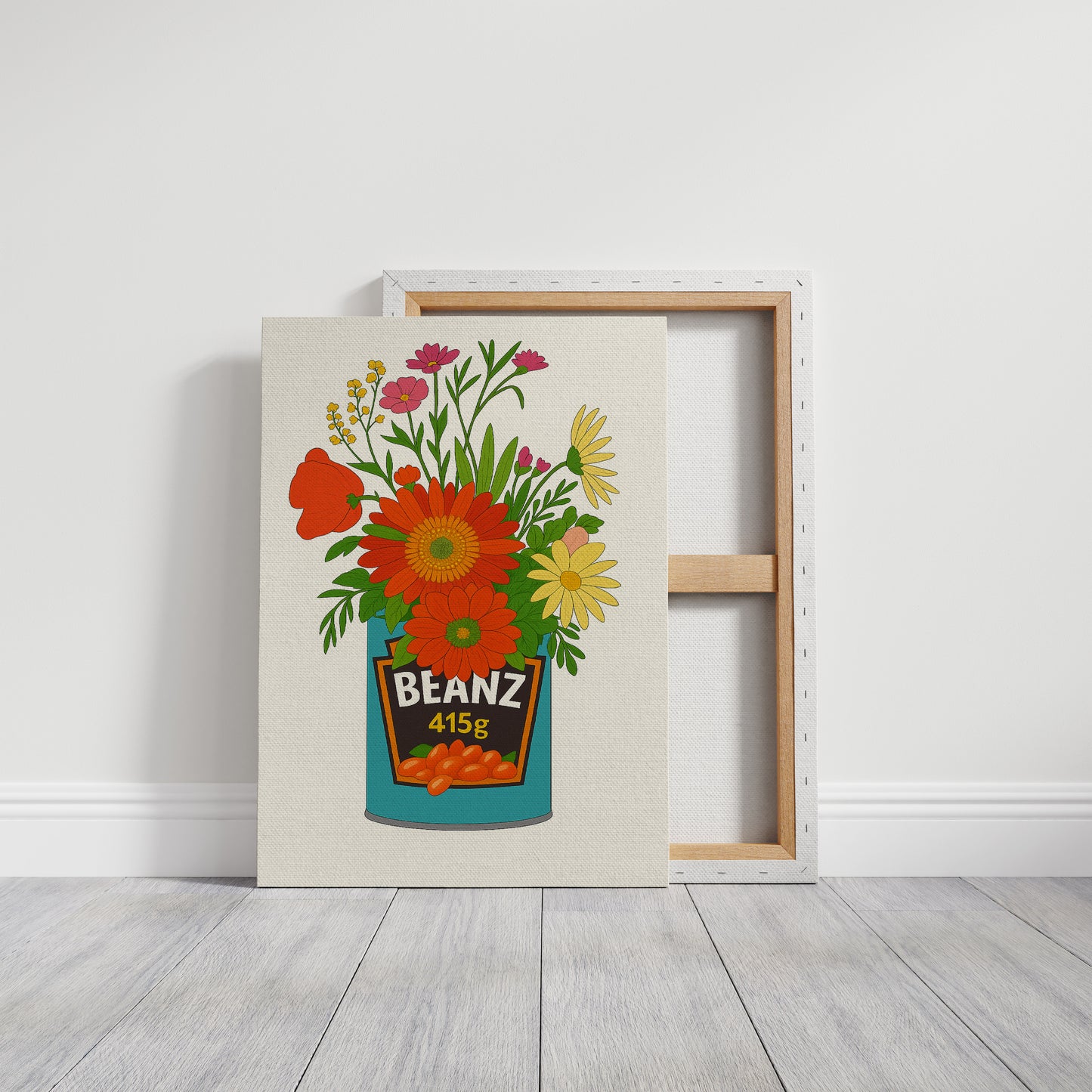 Blooms in a Beanz Tin