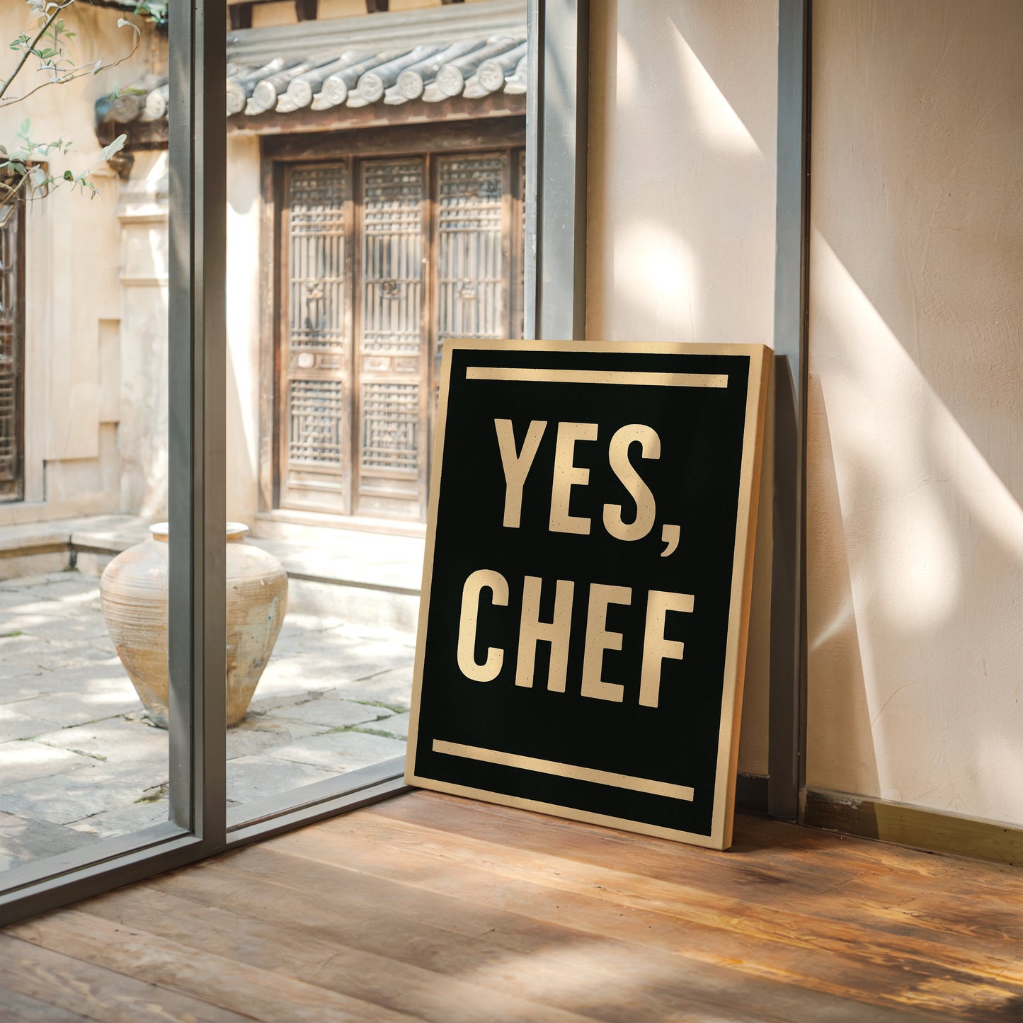 Yes Chef Kitchen Command Print