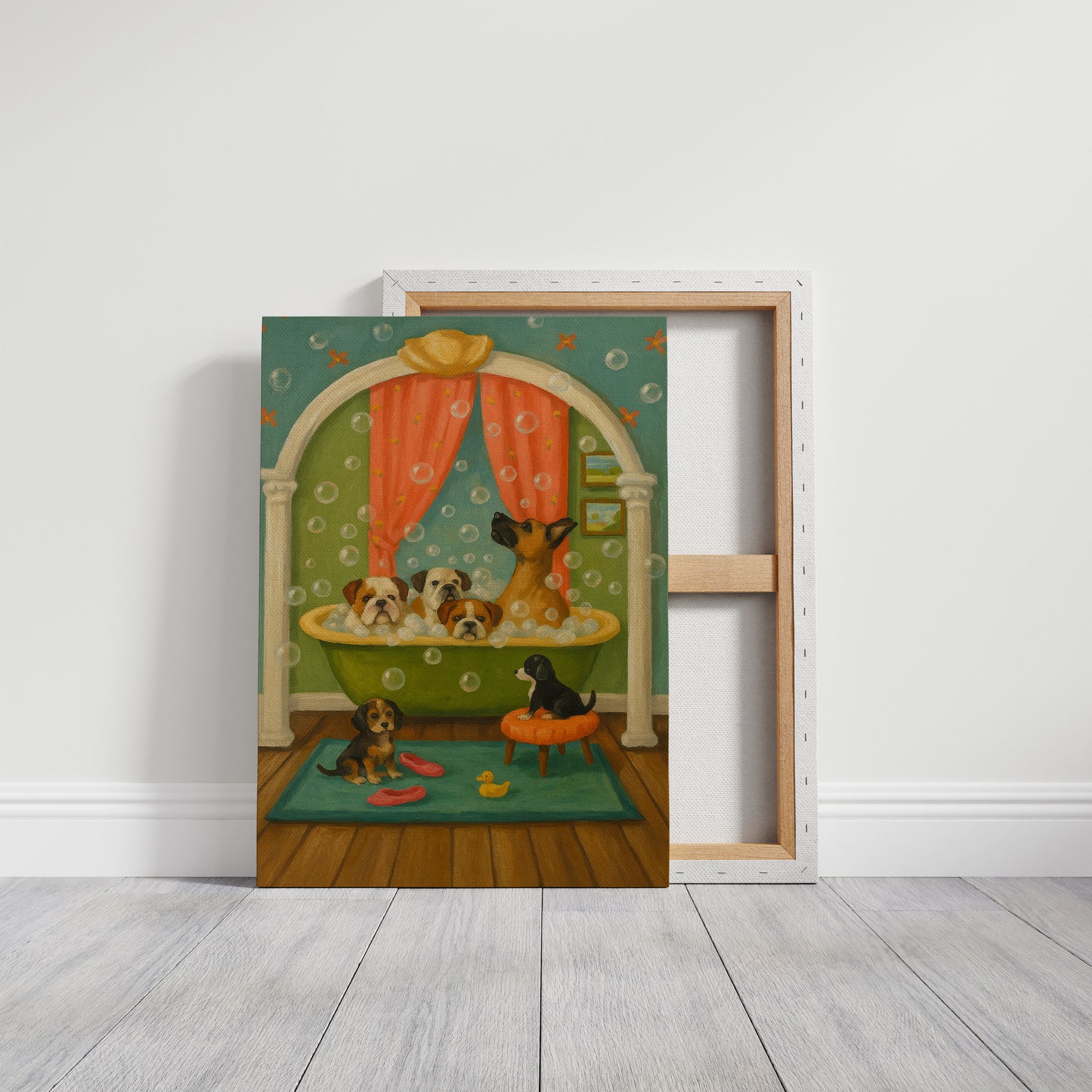 Bathtime for the Bubble Pups