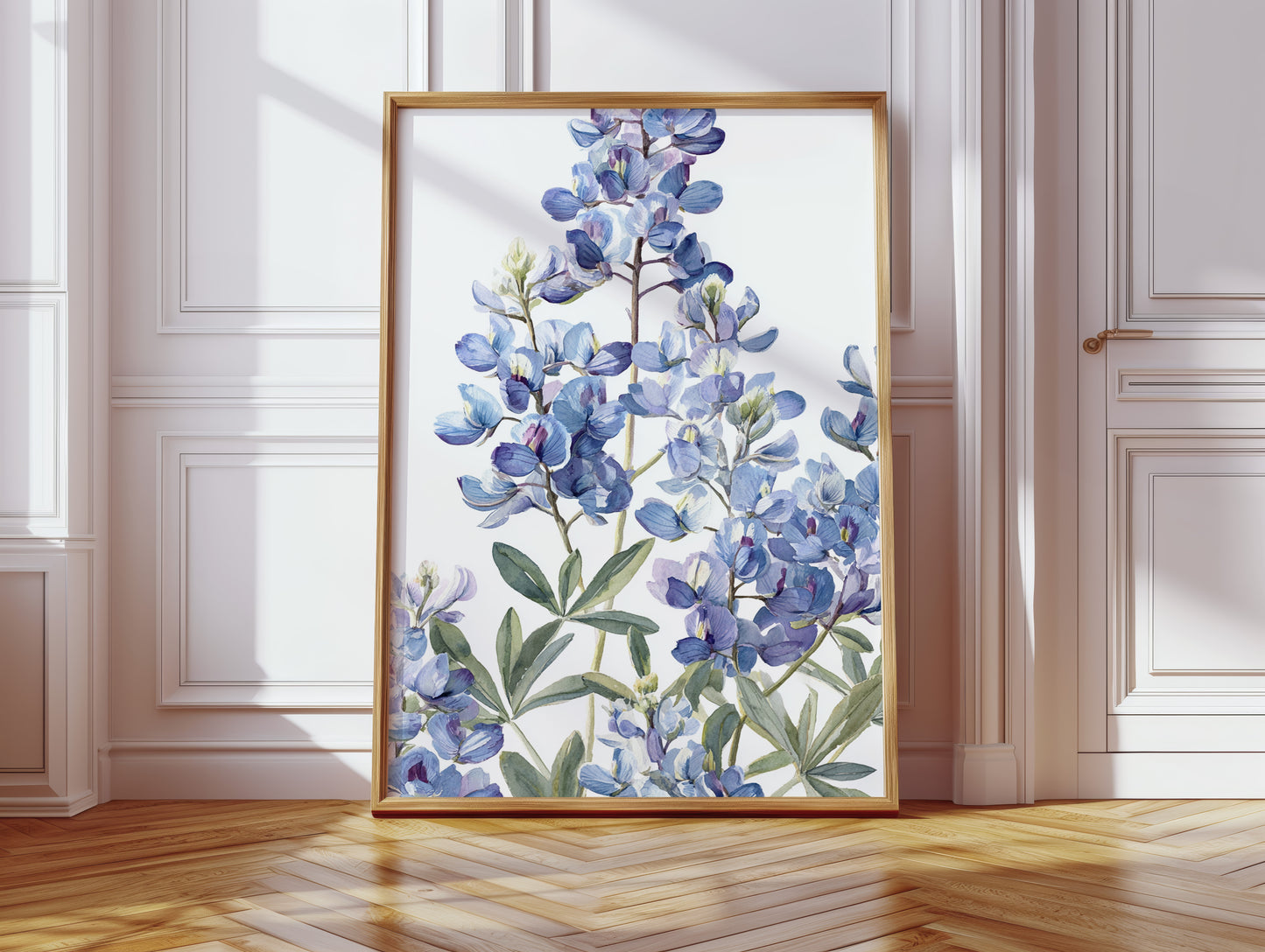 Beneath A Sky of Indigo Blooms