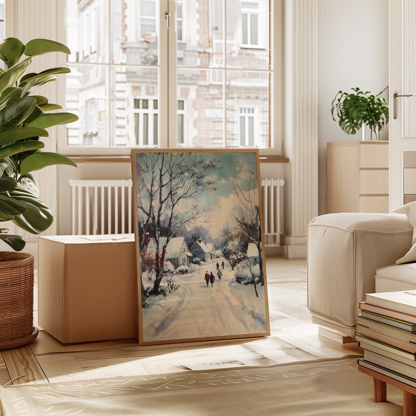 Footsteps Through Winter's Embrace