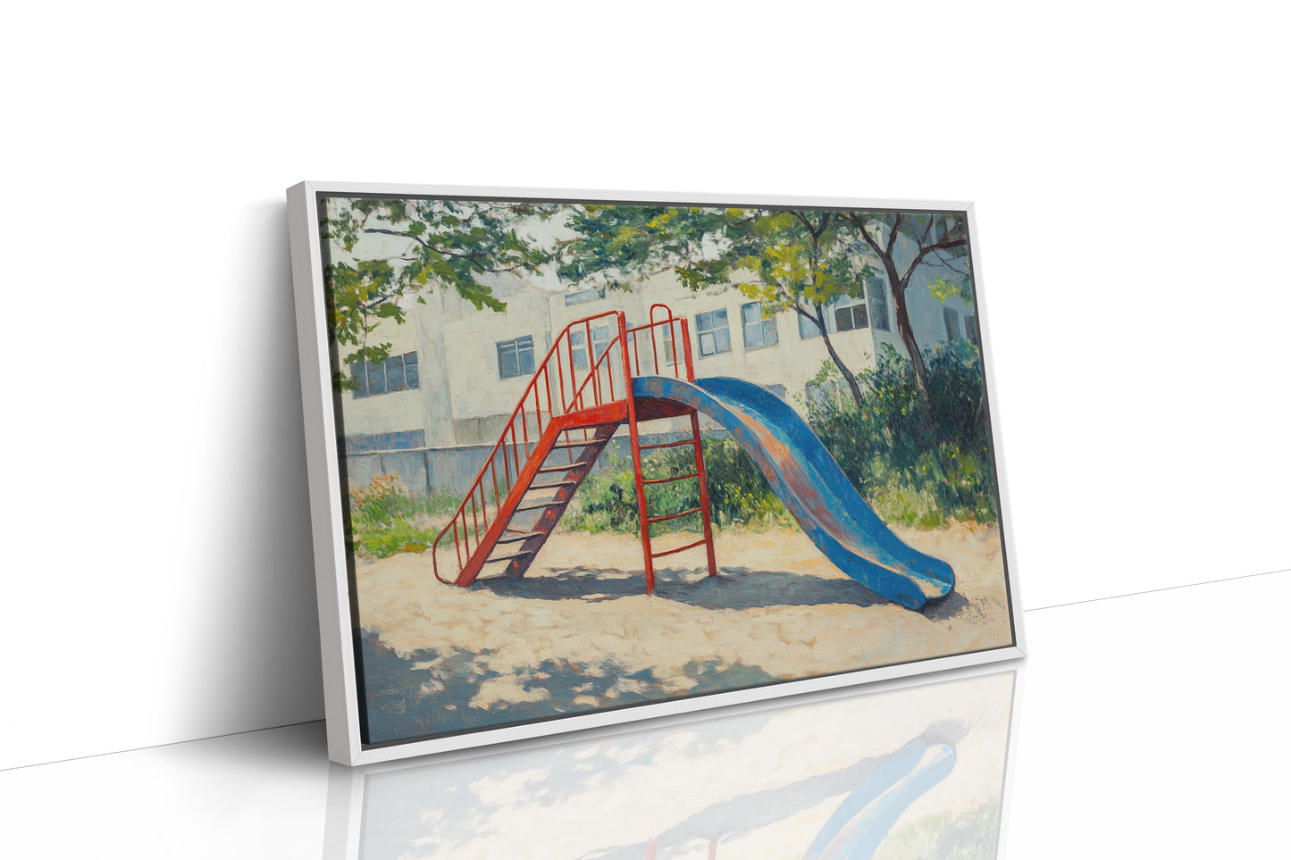 Summer Memories On Metal Slides