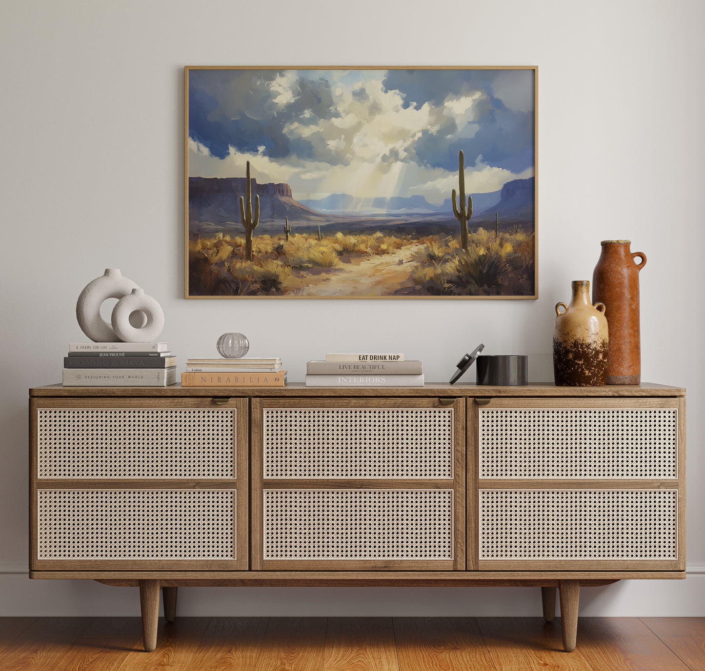 Desert Light Breaks Canyon Walls