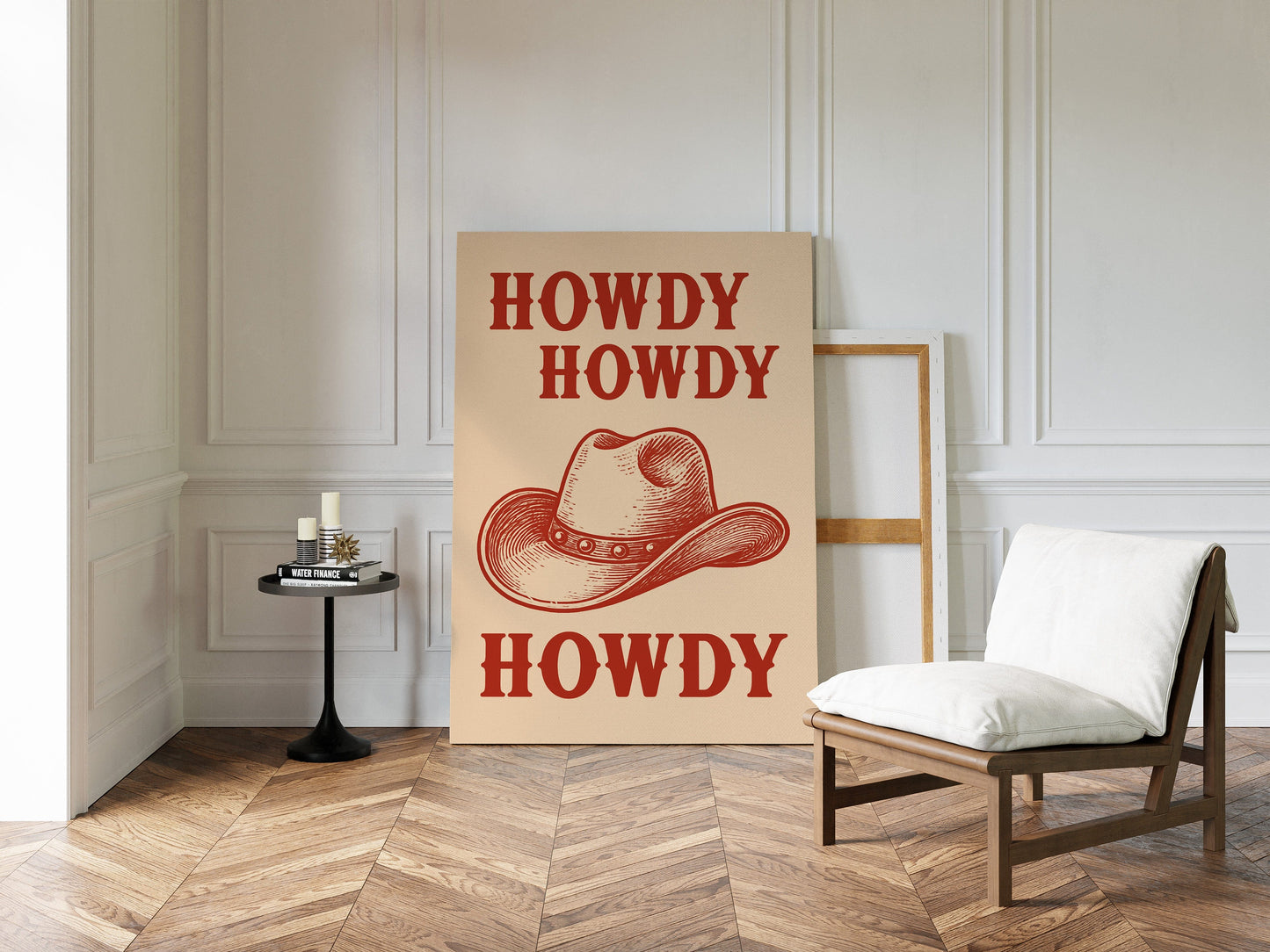 Howdy Howdy Western Hat Print