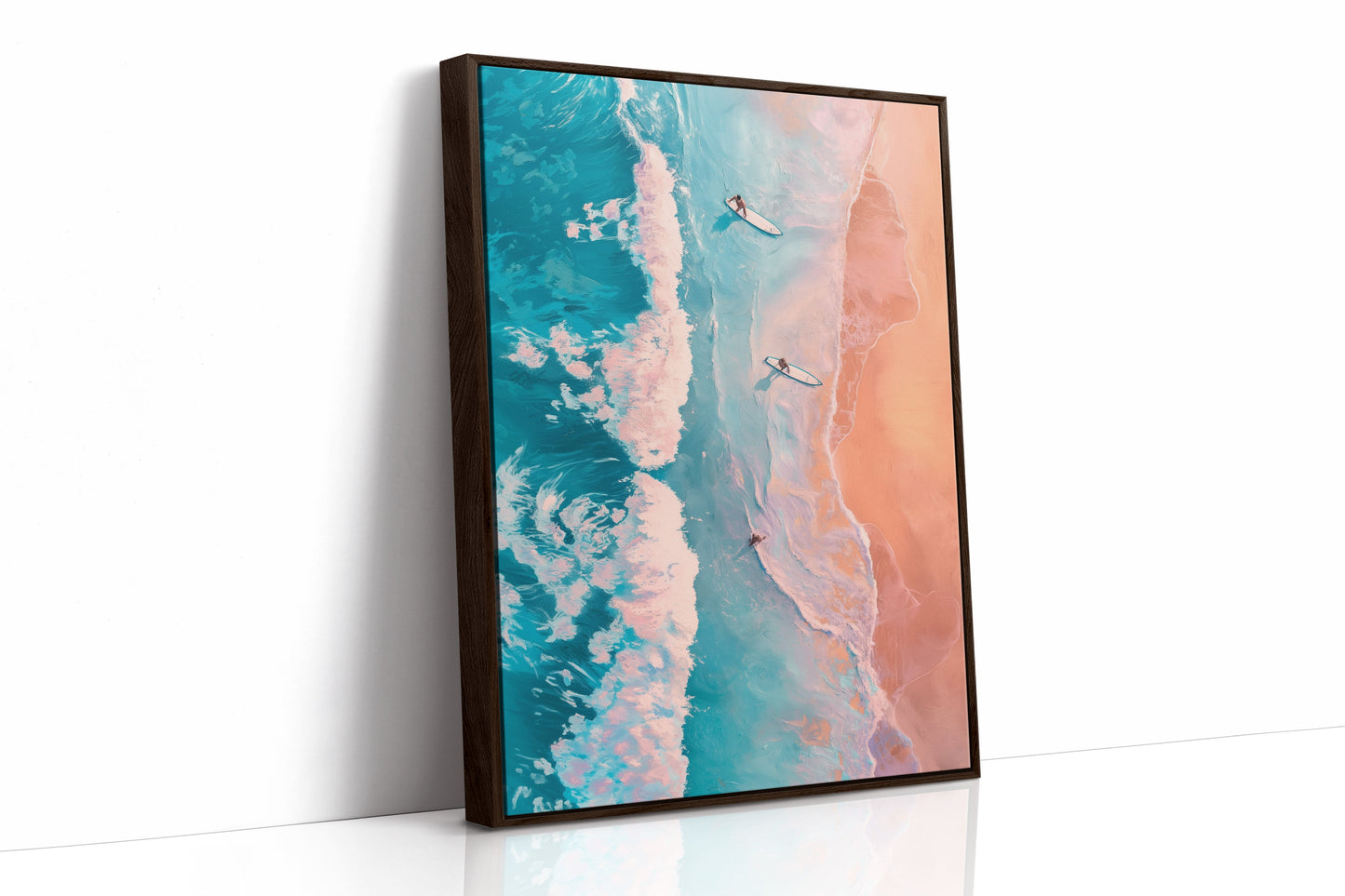 Surfers Chase Coral Tides