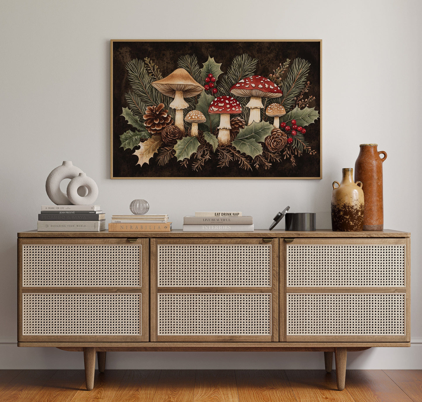 Winter Forest's Enchanted Mushroom Dance