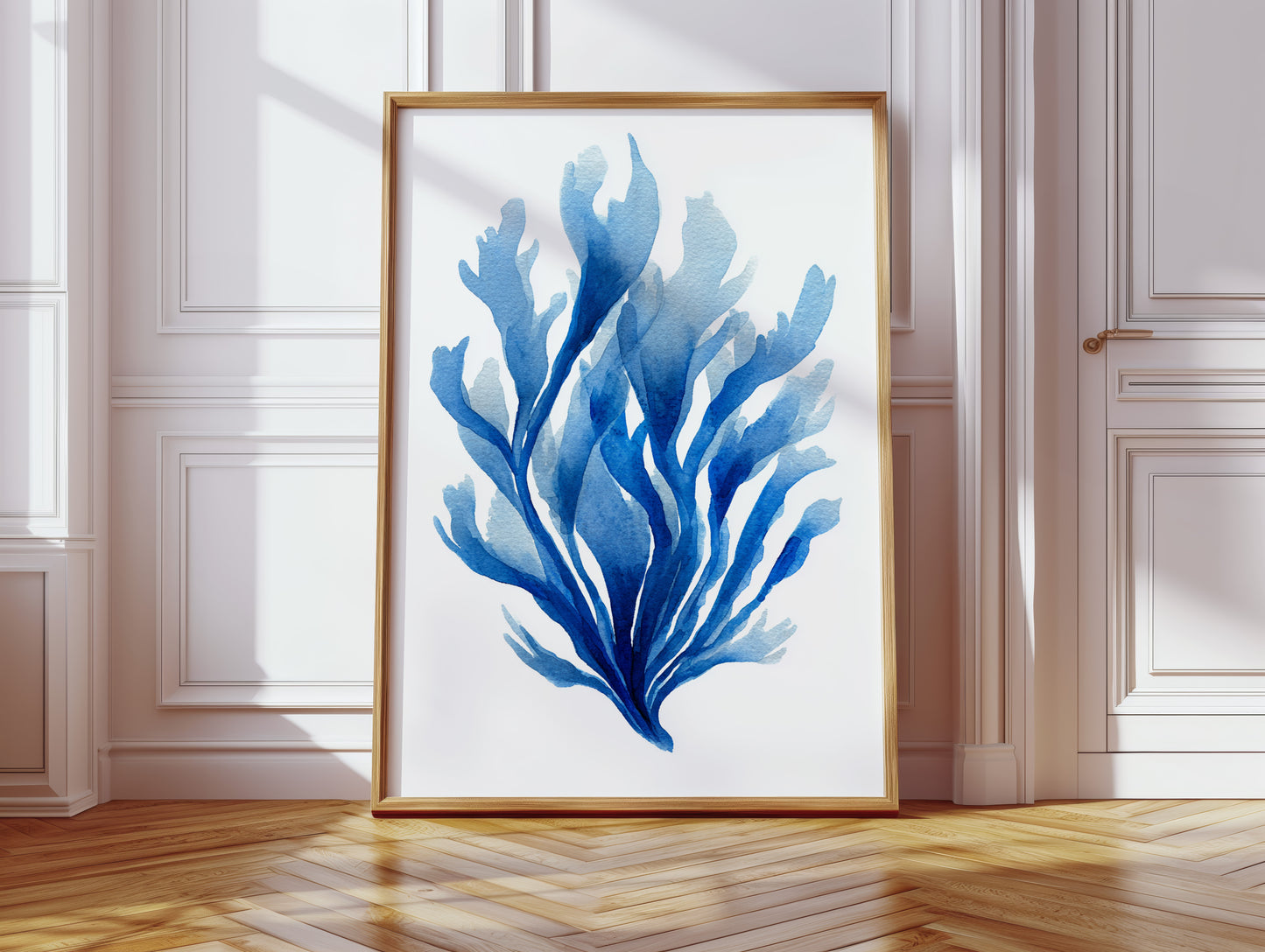 Tides of Blue Beneath Surface