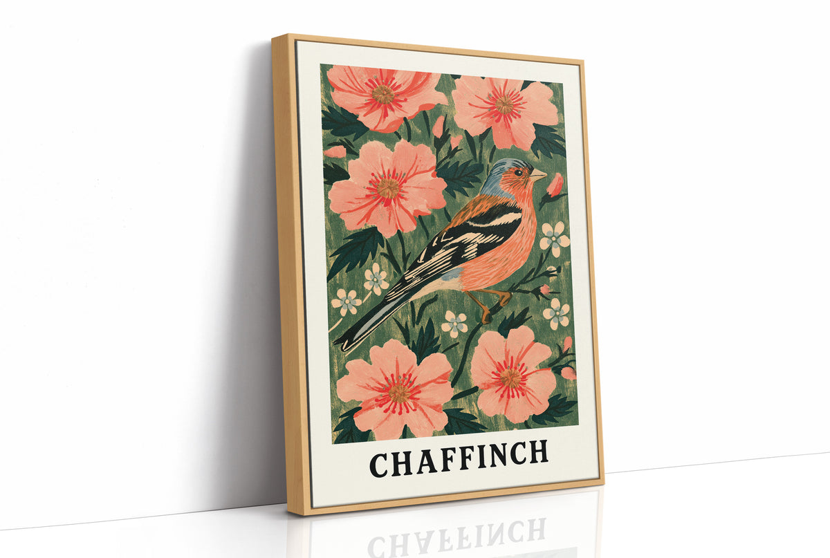 Chaffinch Among Wild Roses