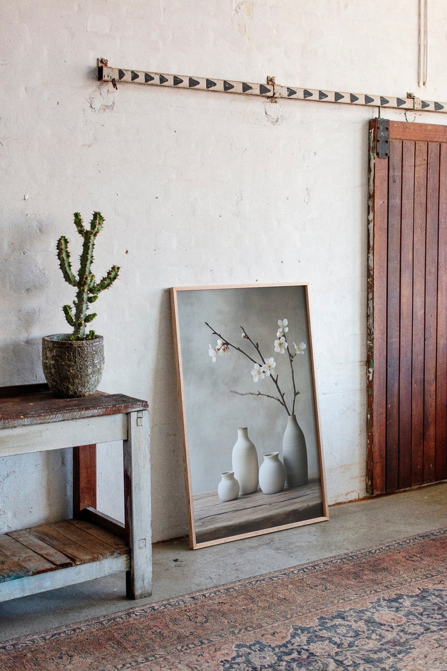 Minimalist Japanese Still Life Print – Zen Aesthetic Home Art