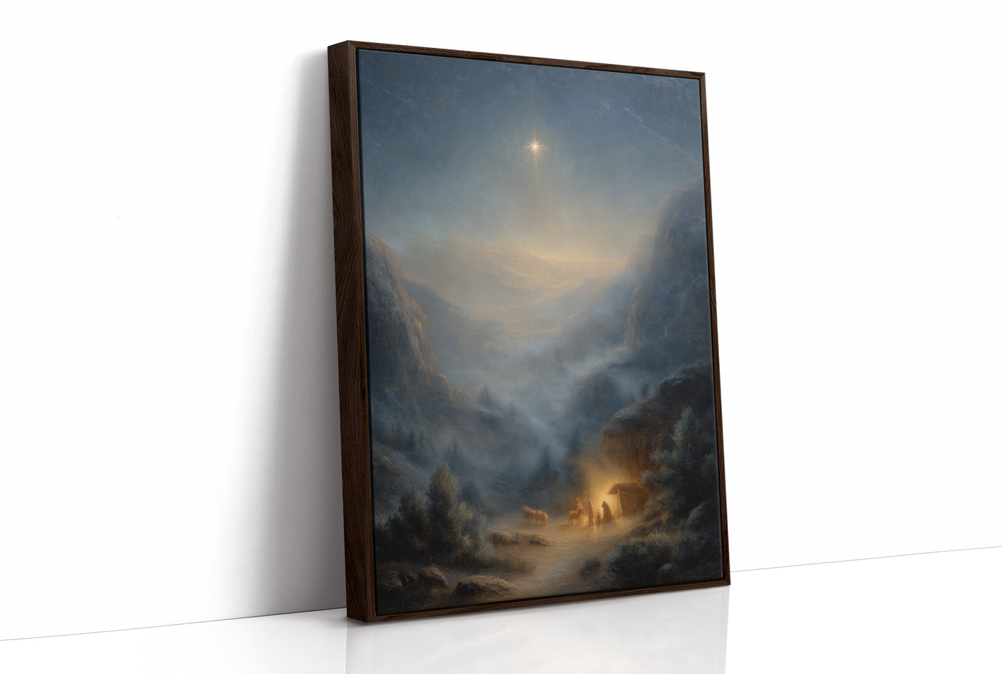 Celestial Beacon Over Mountain Refuge