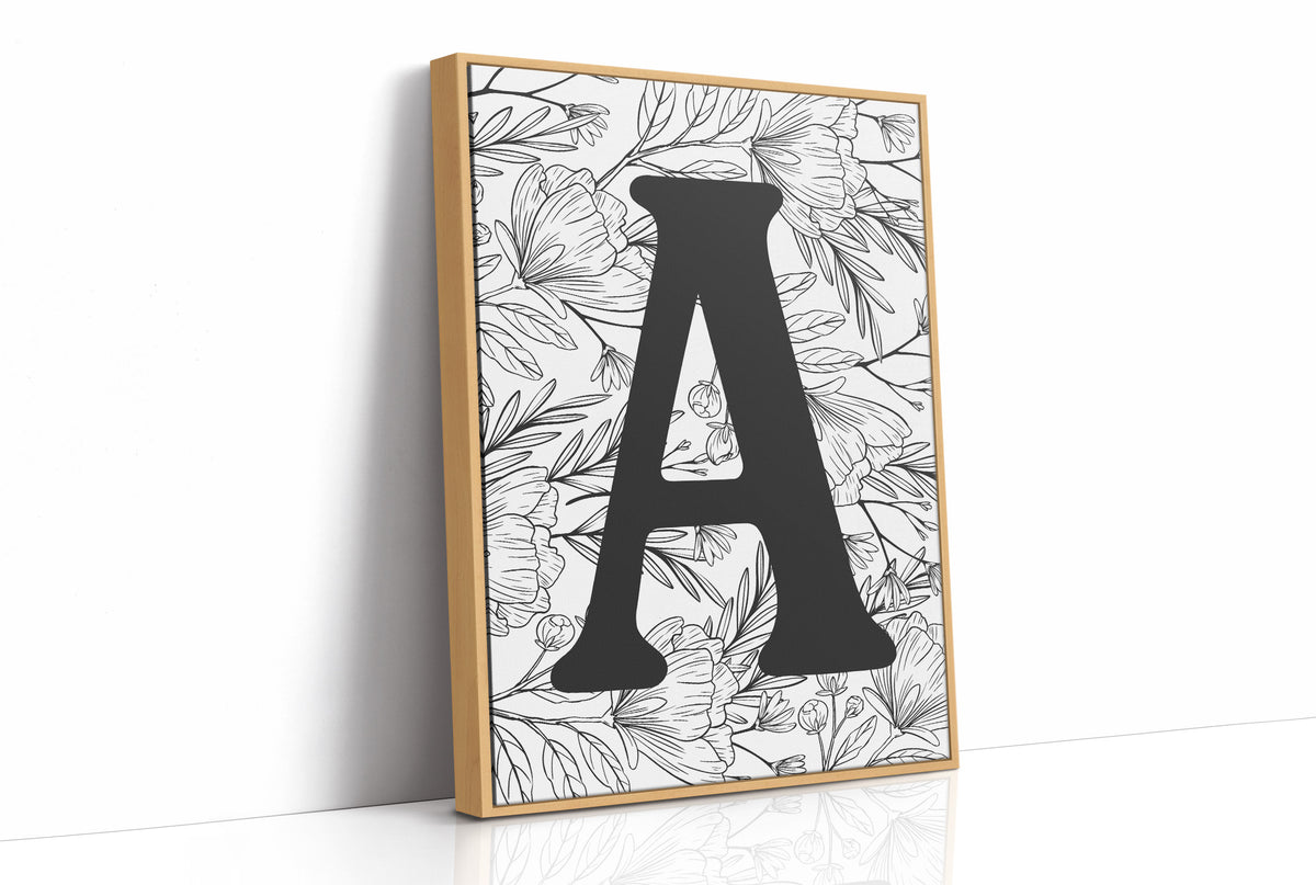 Botanical Letter A Monogram