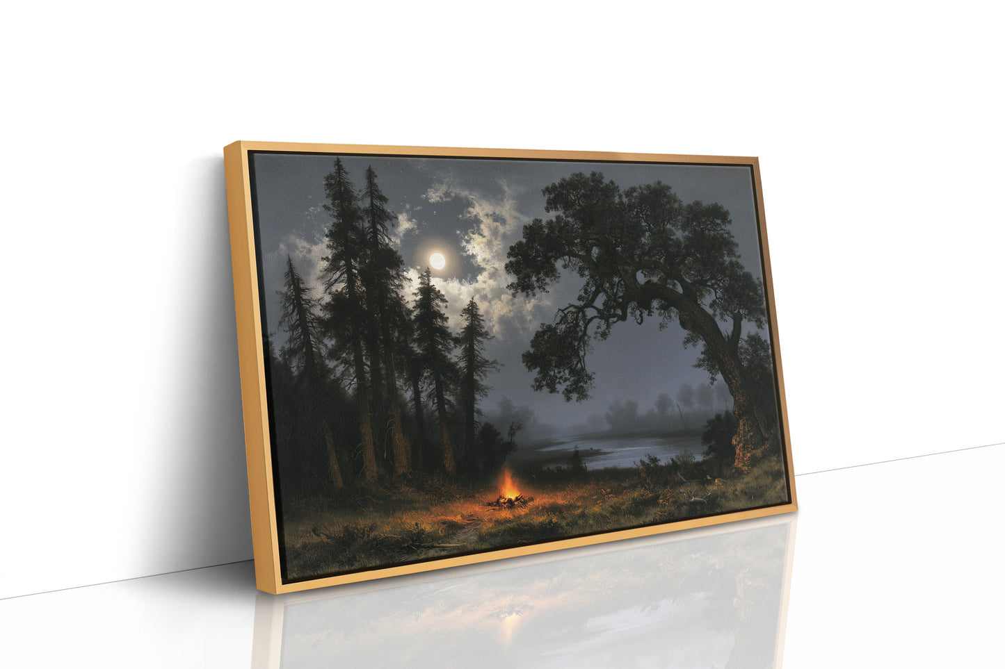 Moonrise, Fire Kept Low