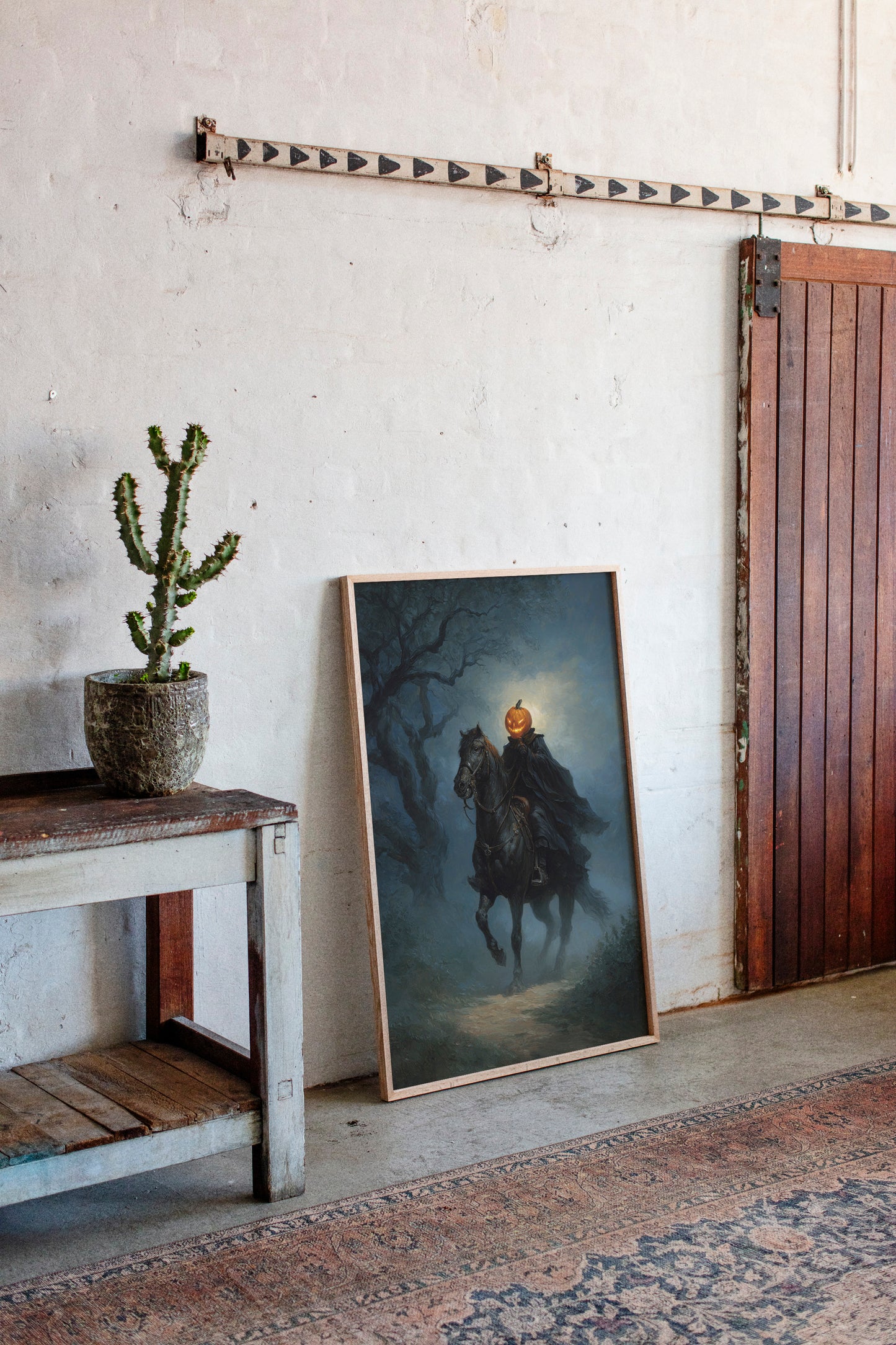 Headless Horseman Gothic Canvas Print - Enigmatic Wall Art - Gallery Canvas image 11