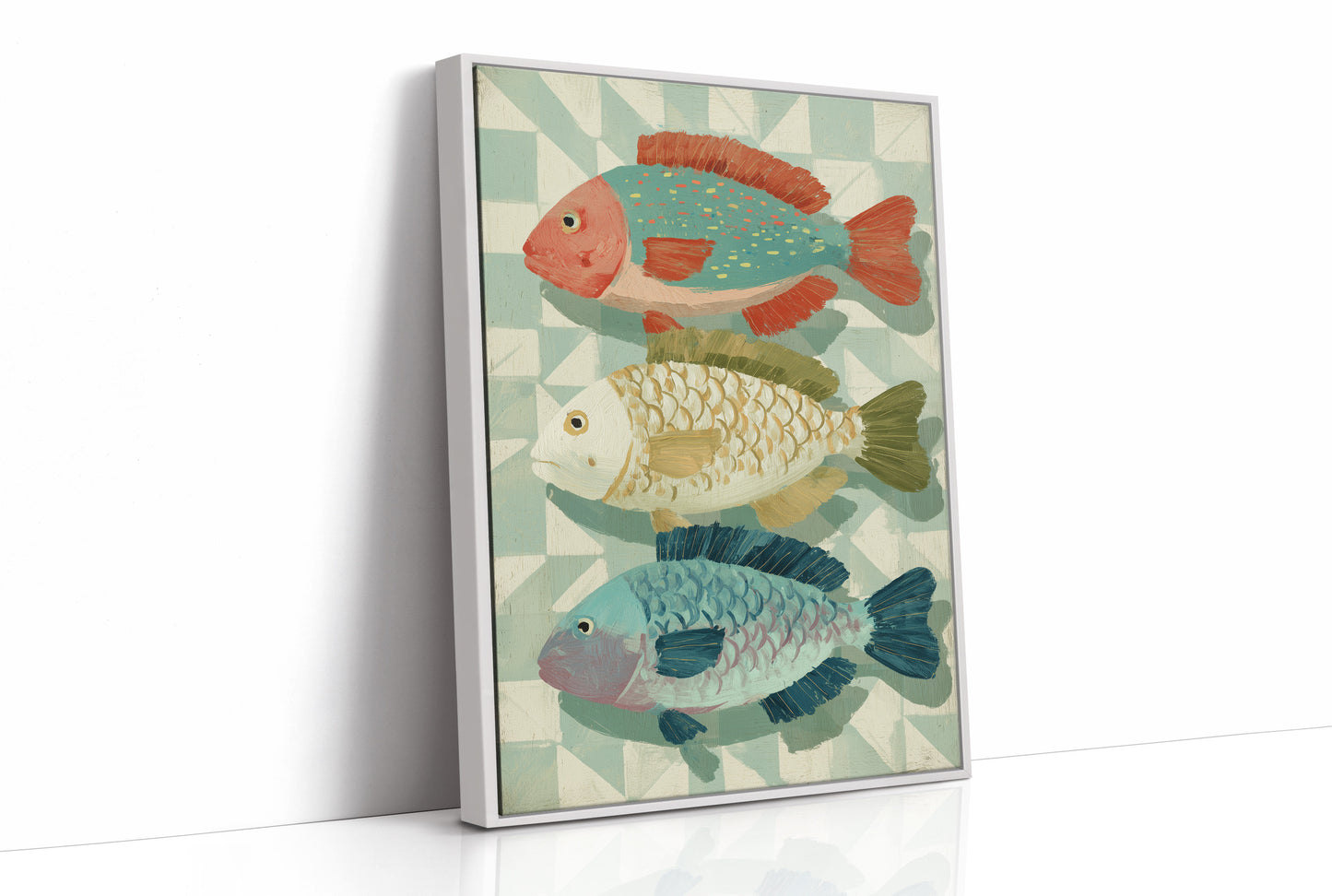 Three Fish In Summer Hues
