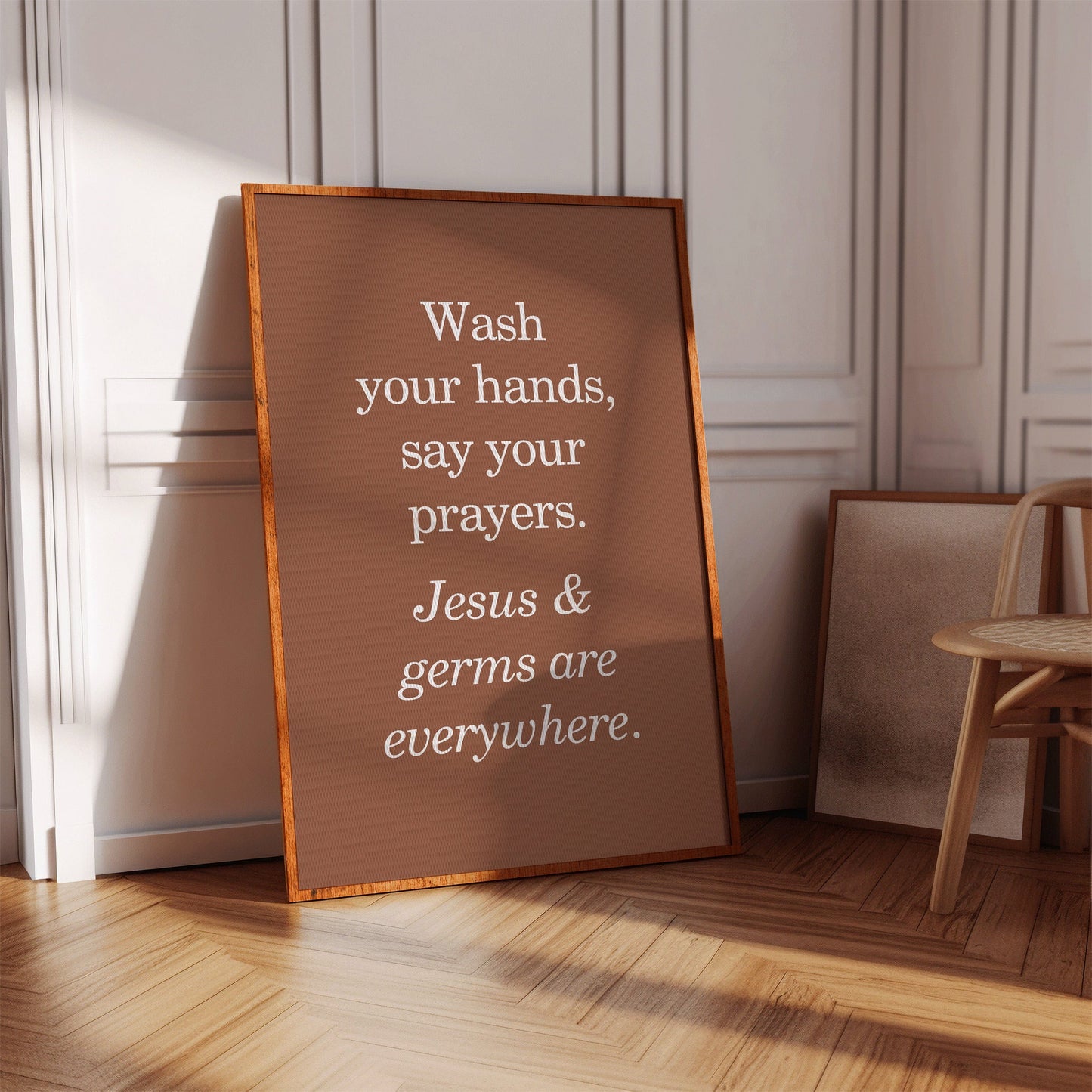 Faith And Soap Keep Hearts Clean