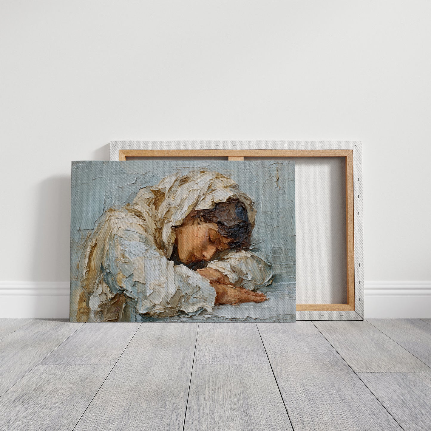Textured Solitude in Cream and Sienna
