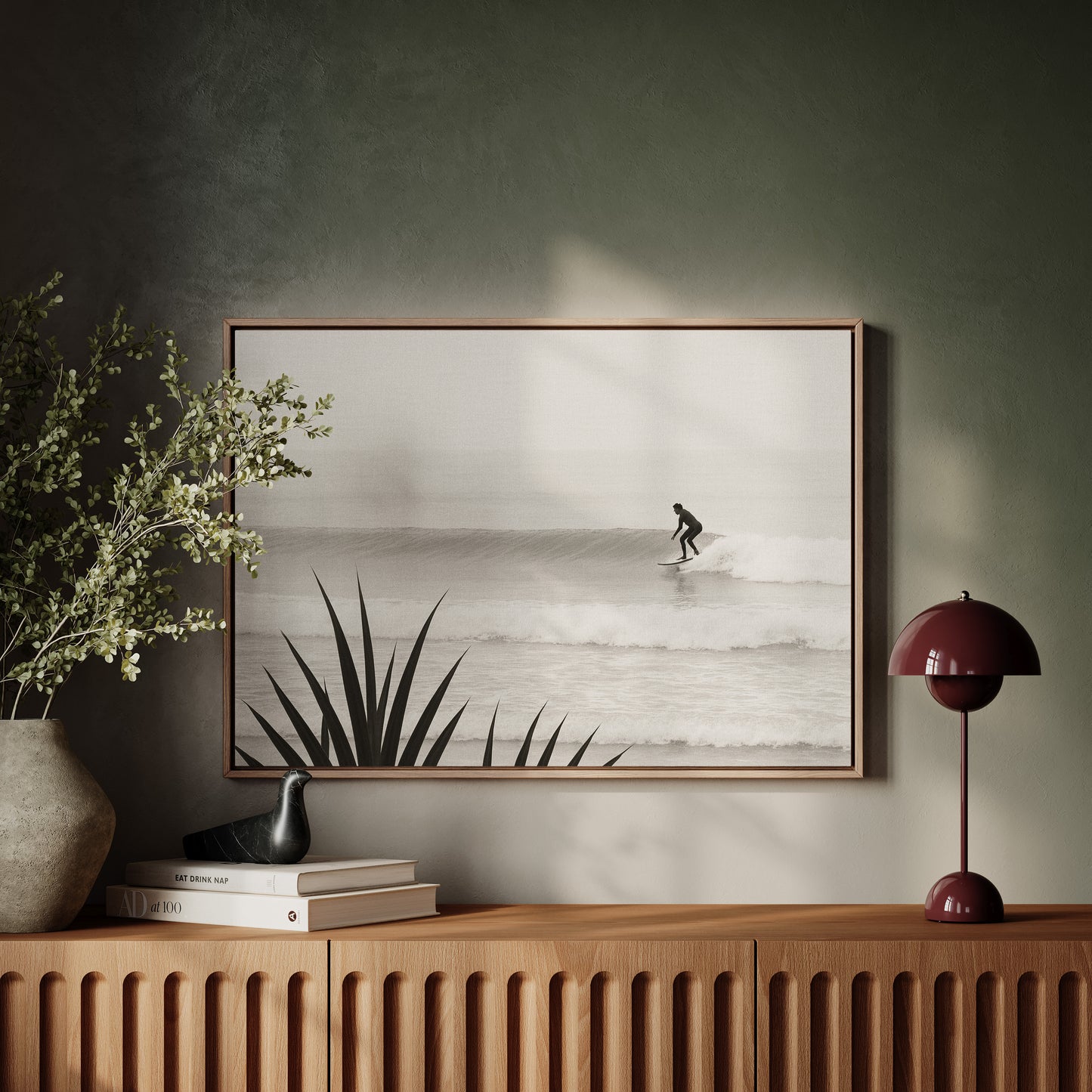 Solo Ride on a Glassy Morning