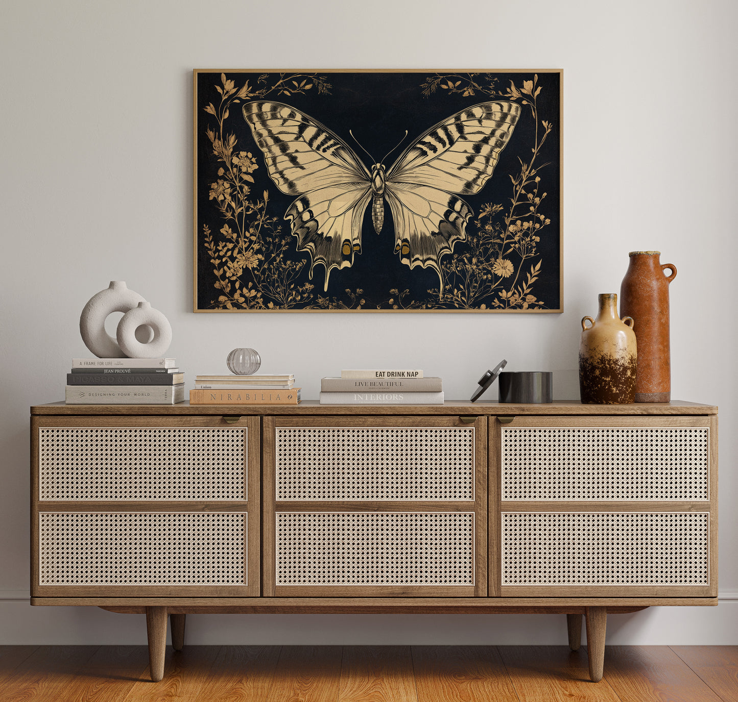 Midnight Garden's Golden Wings Unfold