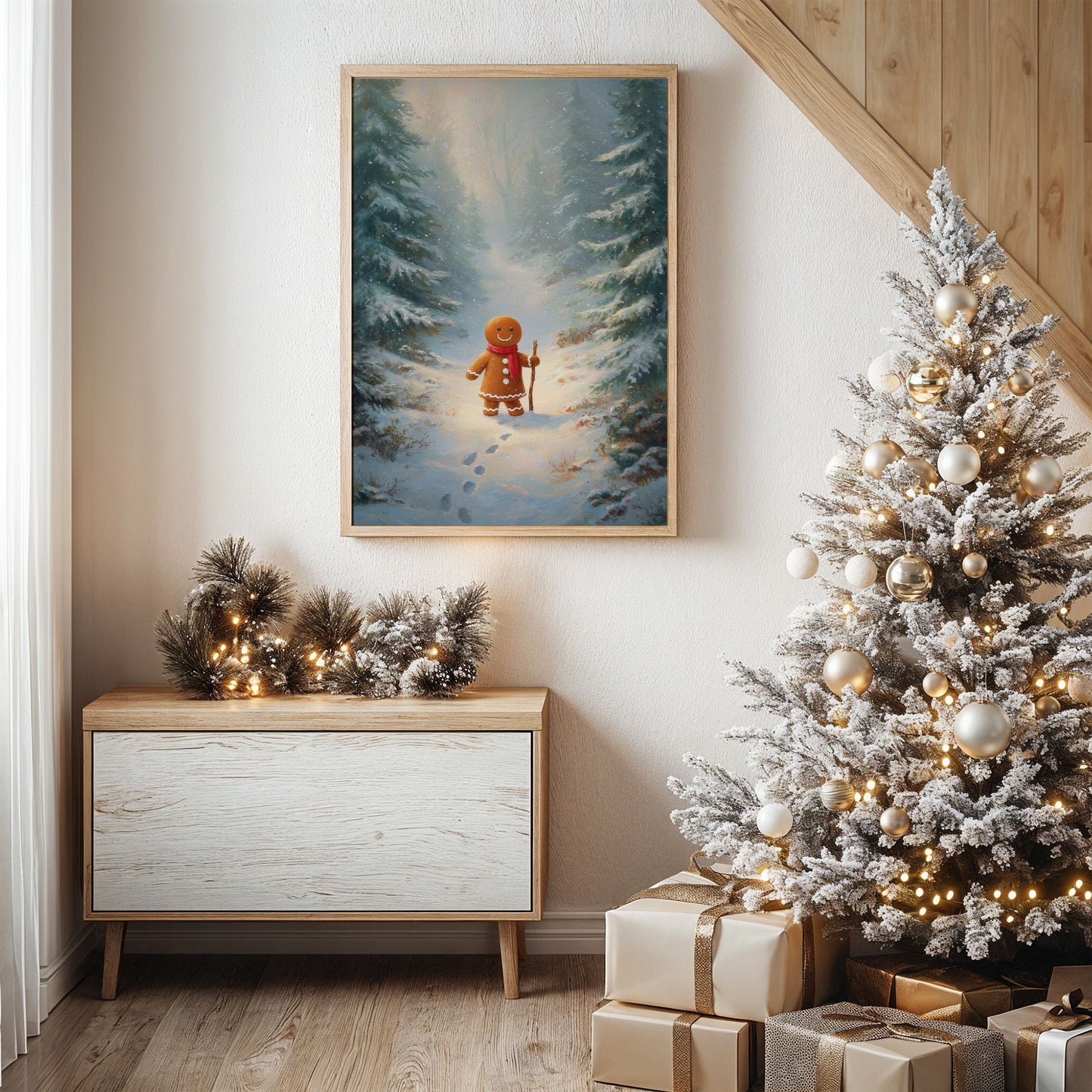Gingerbread Explorer Finds Winter Path