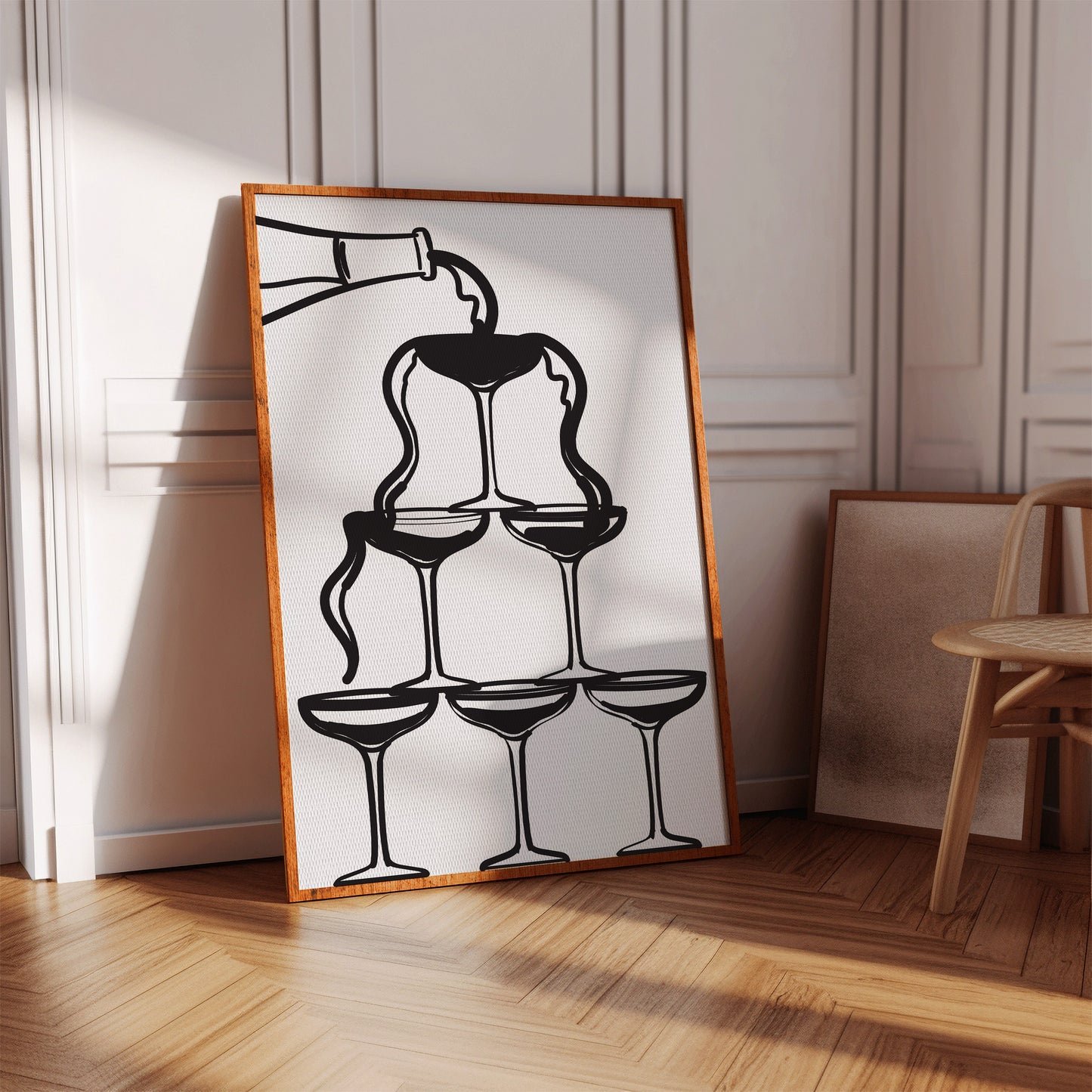 Champagne Towers Build Midnight Magic