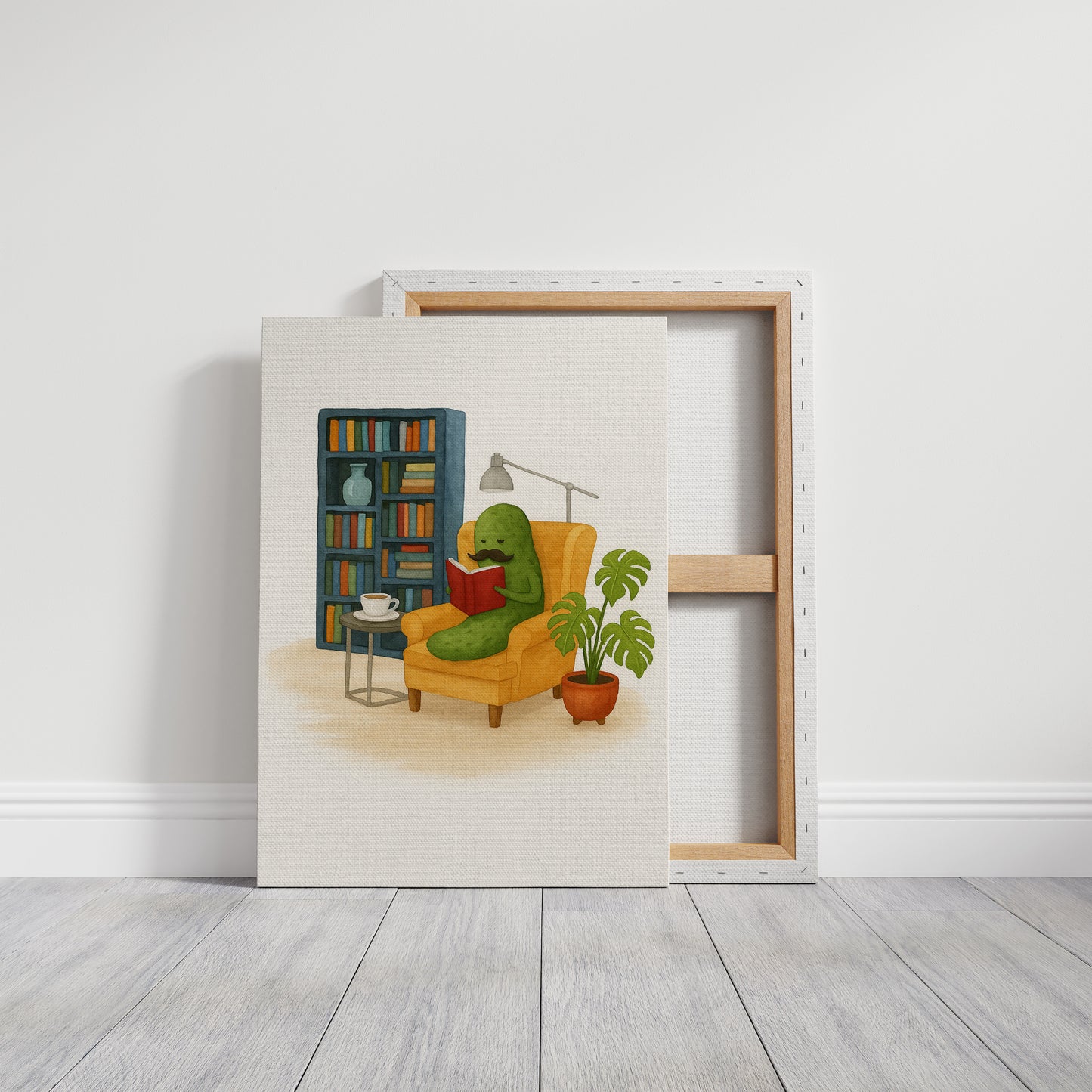 Gentleman Pickle Reading at Home