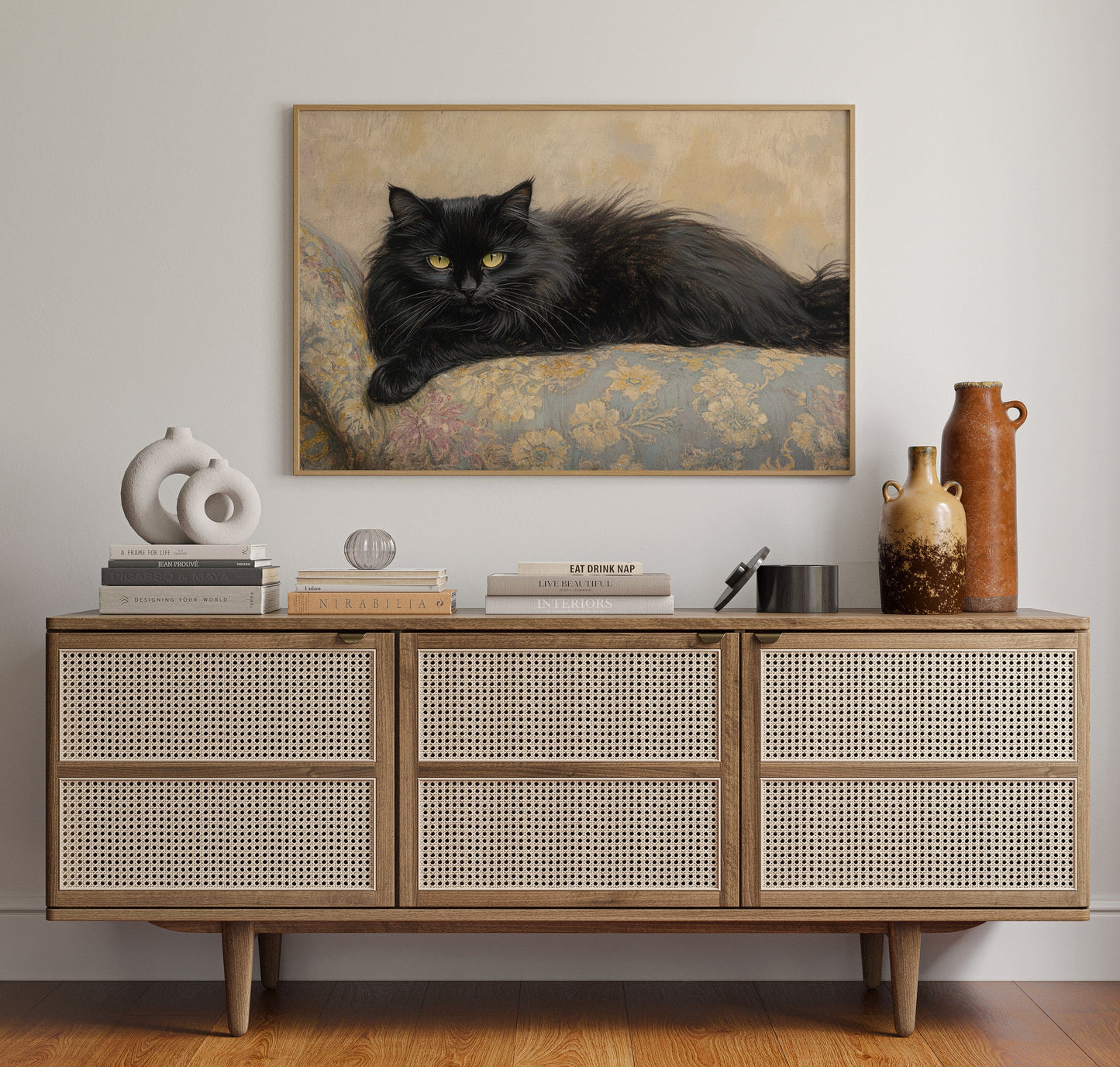 Amber Eyes On Vintage Blooms