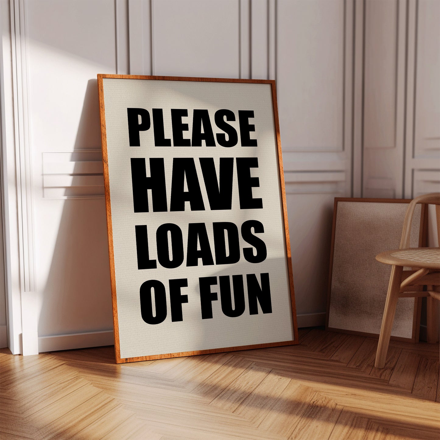 Bold Letters Make Polite Demands