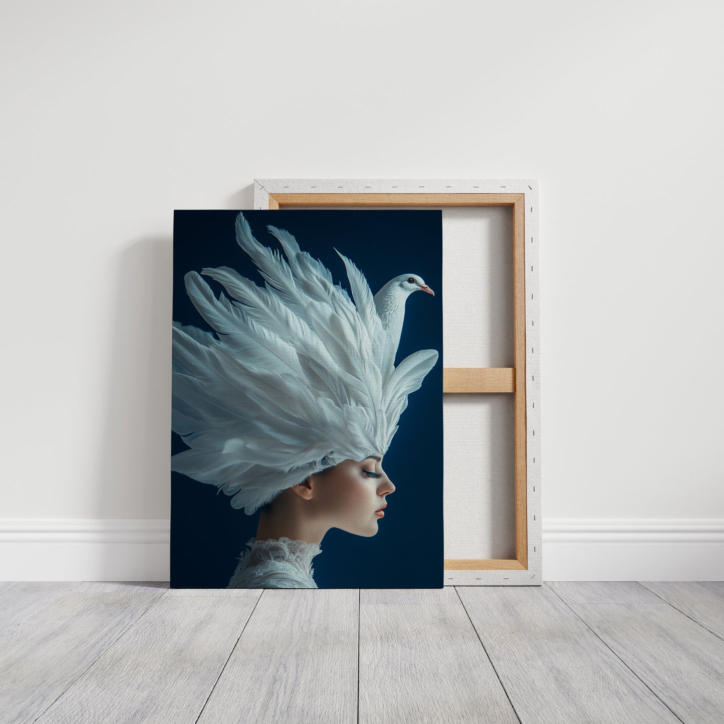 Crowned by Wings in Blue Silence