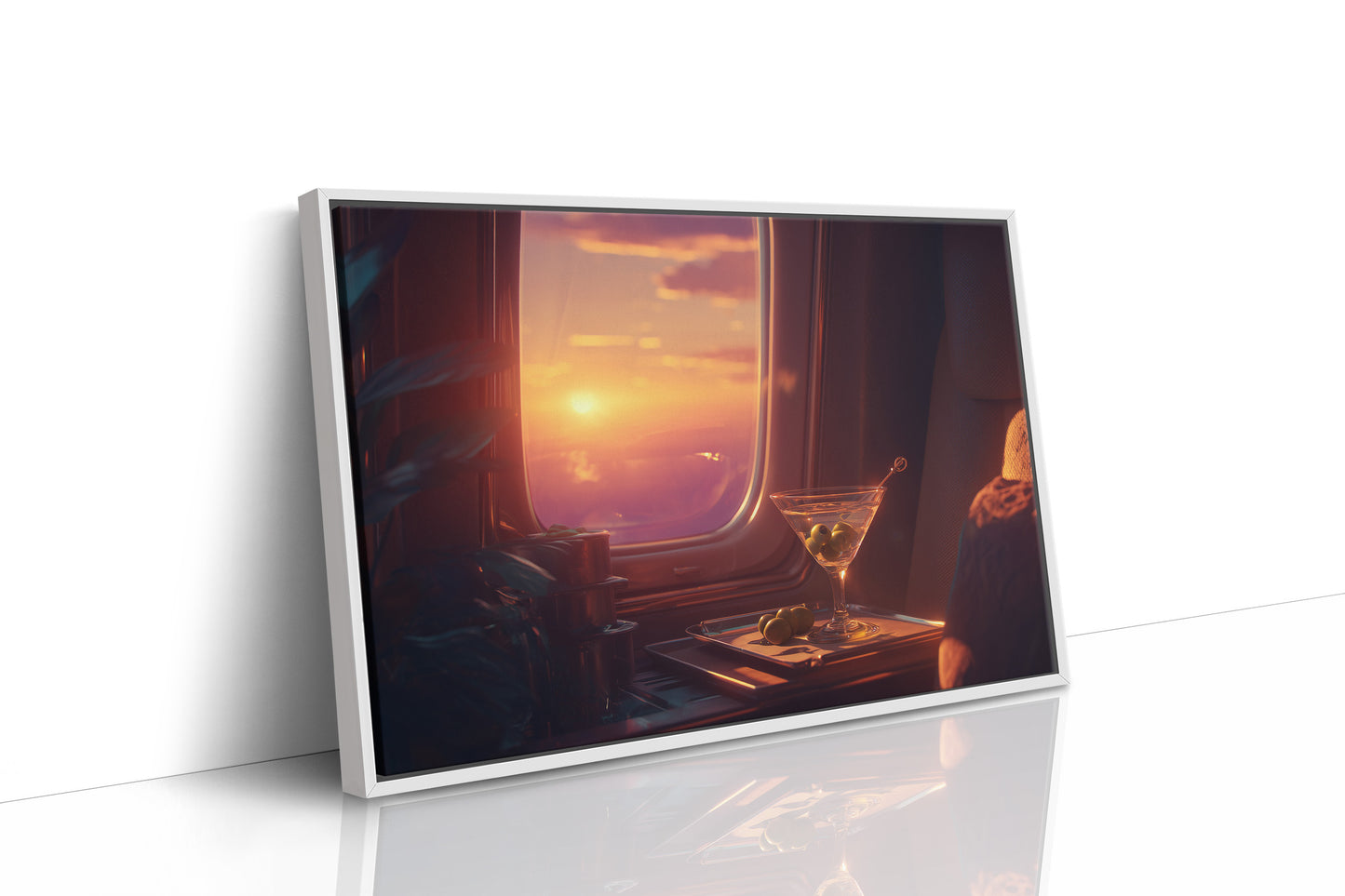 Sunset at Thirty Thousand