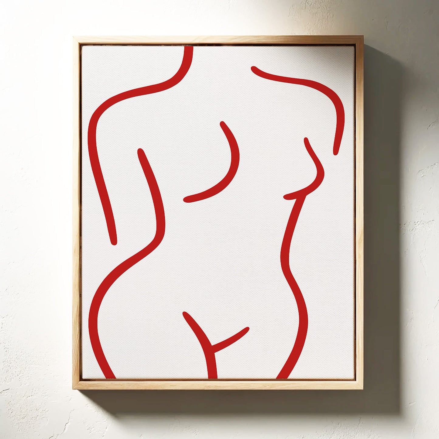 Crimson Lines Dance With Grace