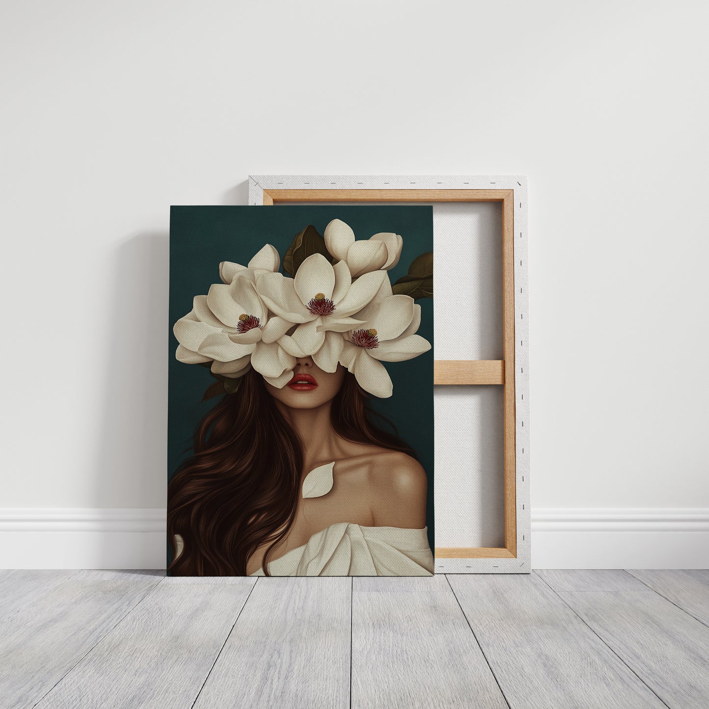 Crowned in Crimson Magnolia