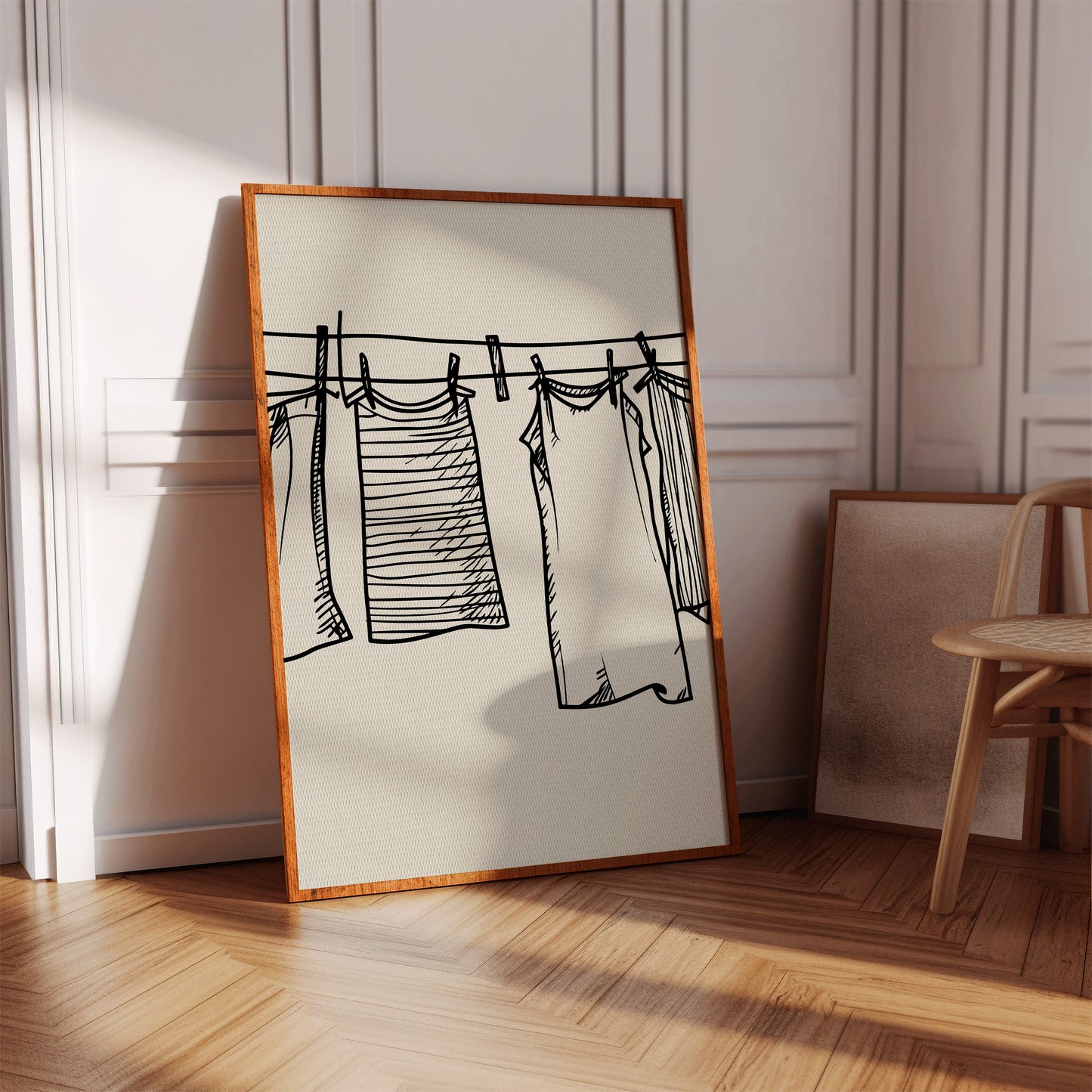 Linens Dance In Morning Light