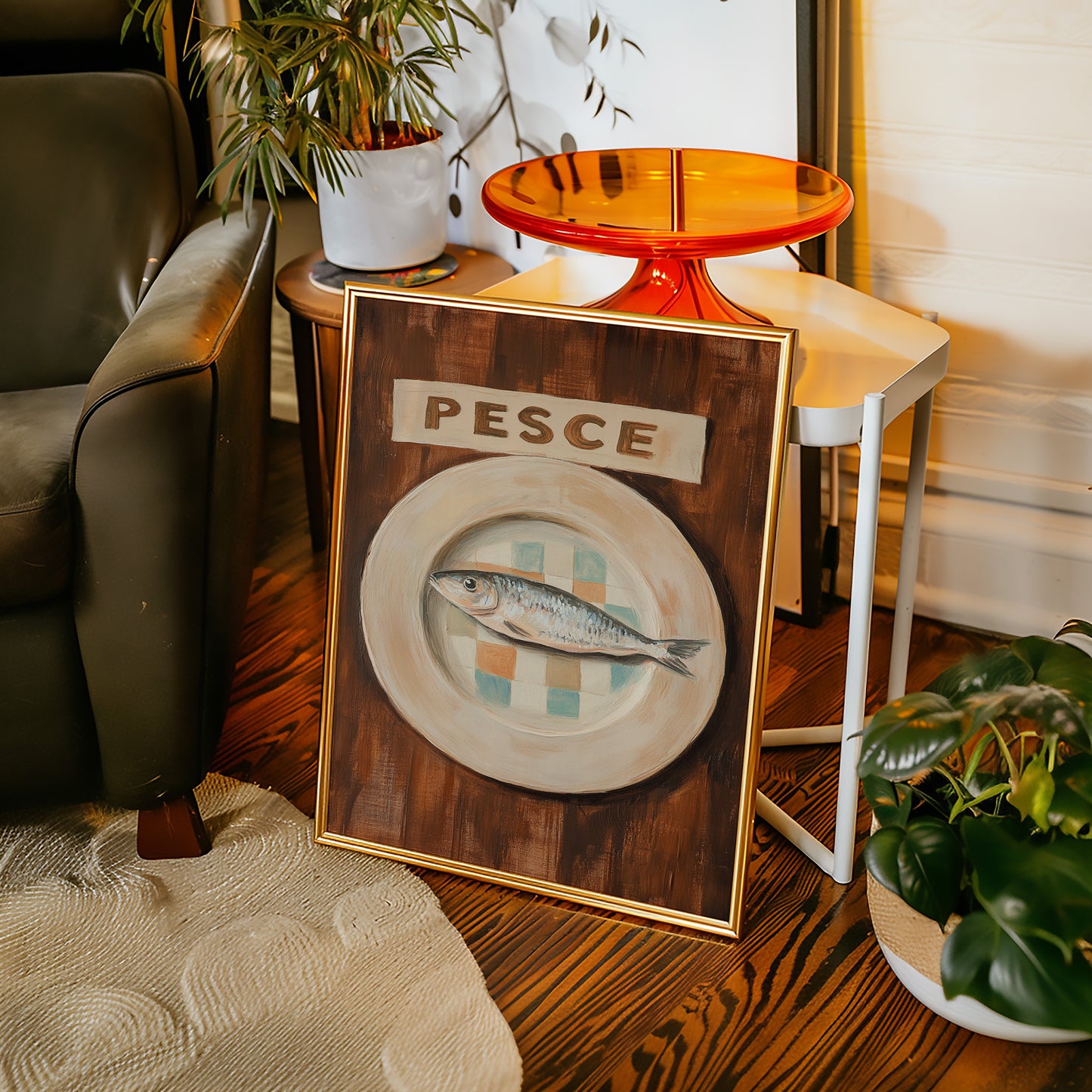 Pesce on a Checkered Plate