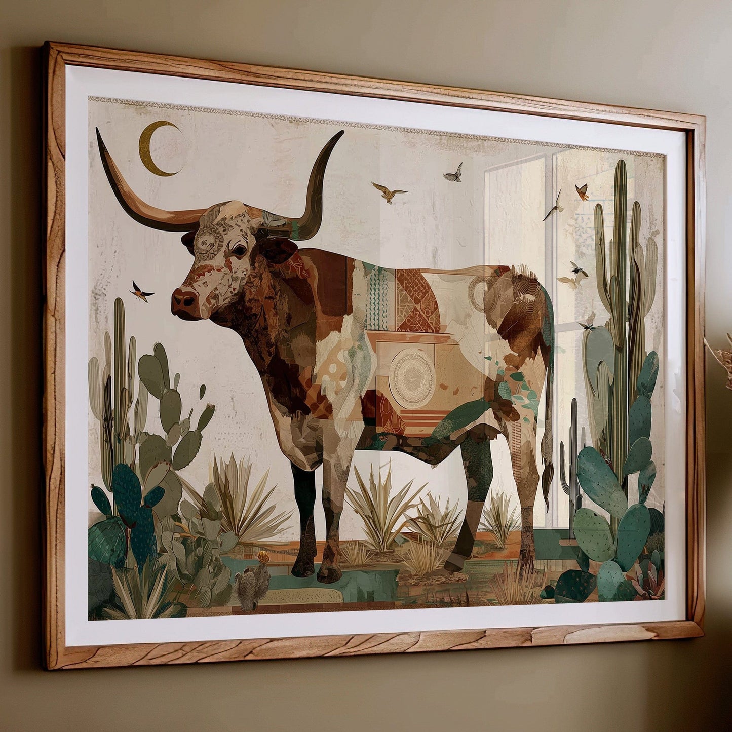 Longhorn Legends Under Desert Stars