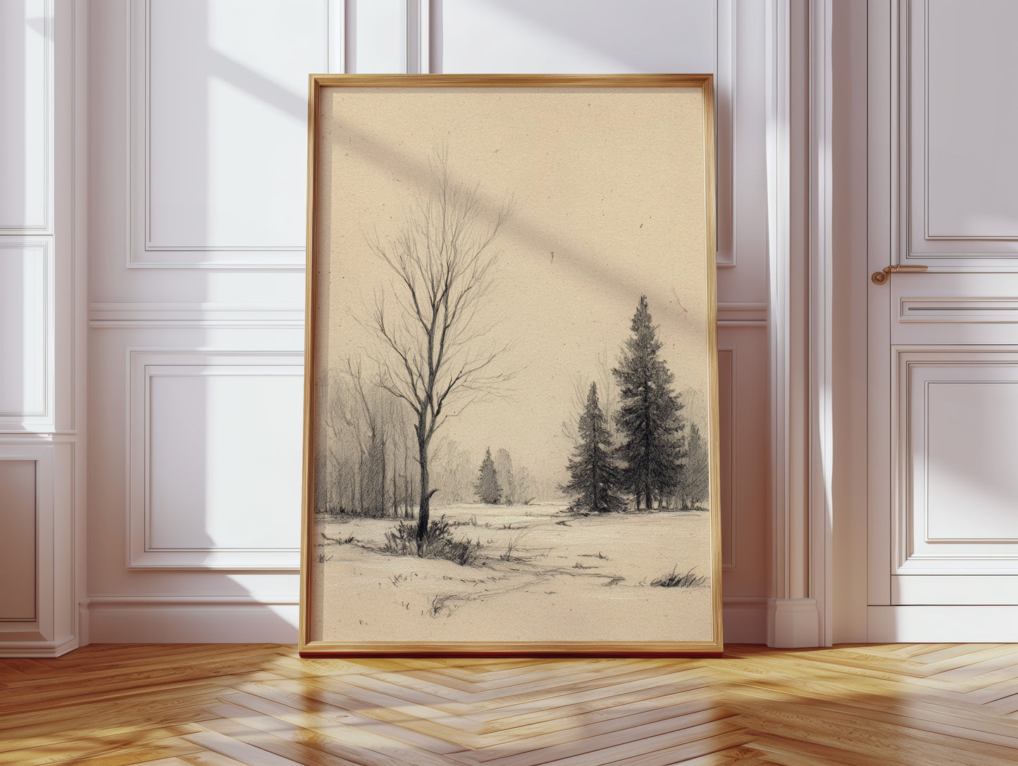 When Silence Paints the Frost