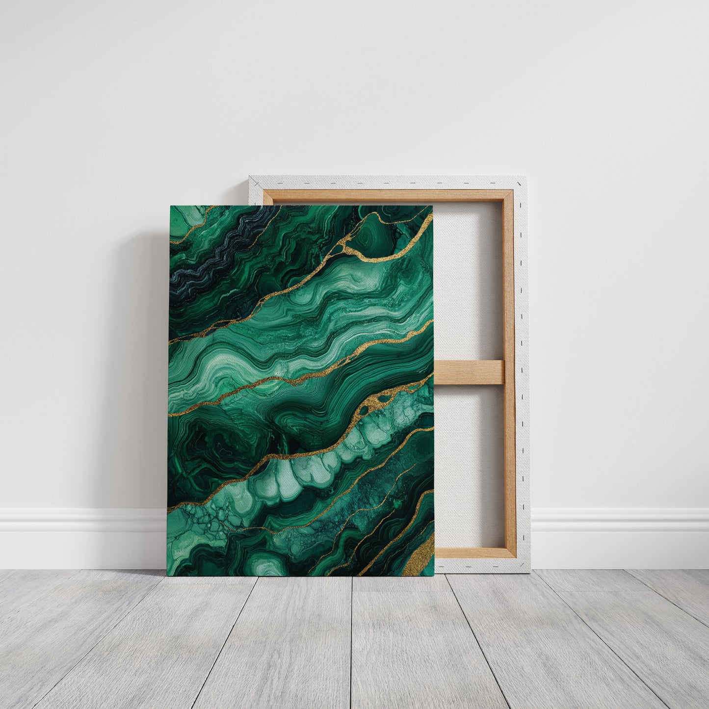 Veins of Emerald and Golden Earth