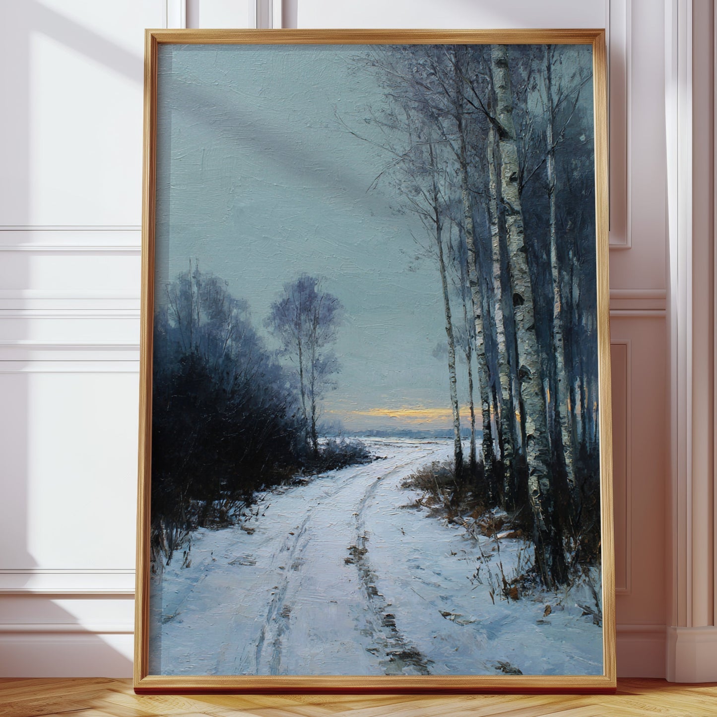 Pathway Through Winter's Embrace