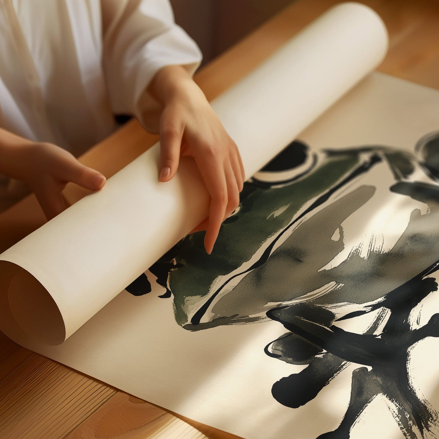 Zen Frog in Stillness