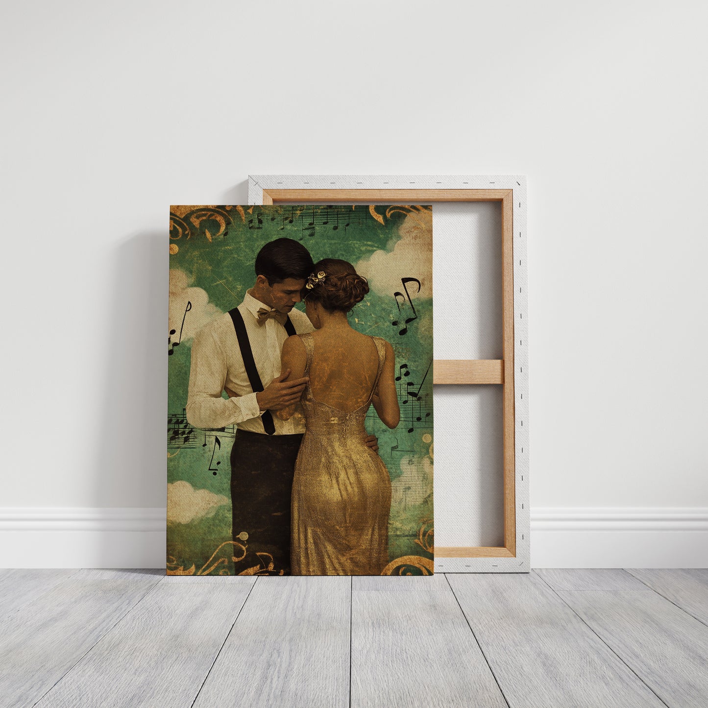 Golden Waltz Beneath the Music Sky