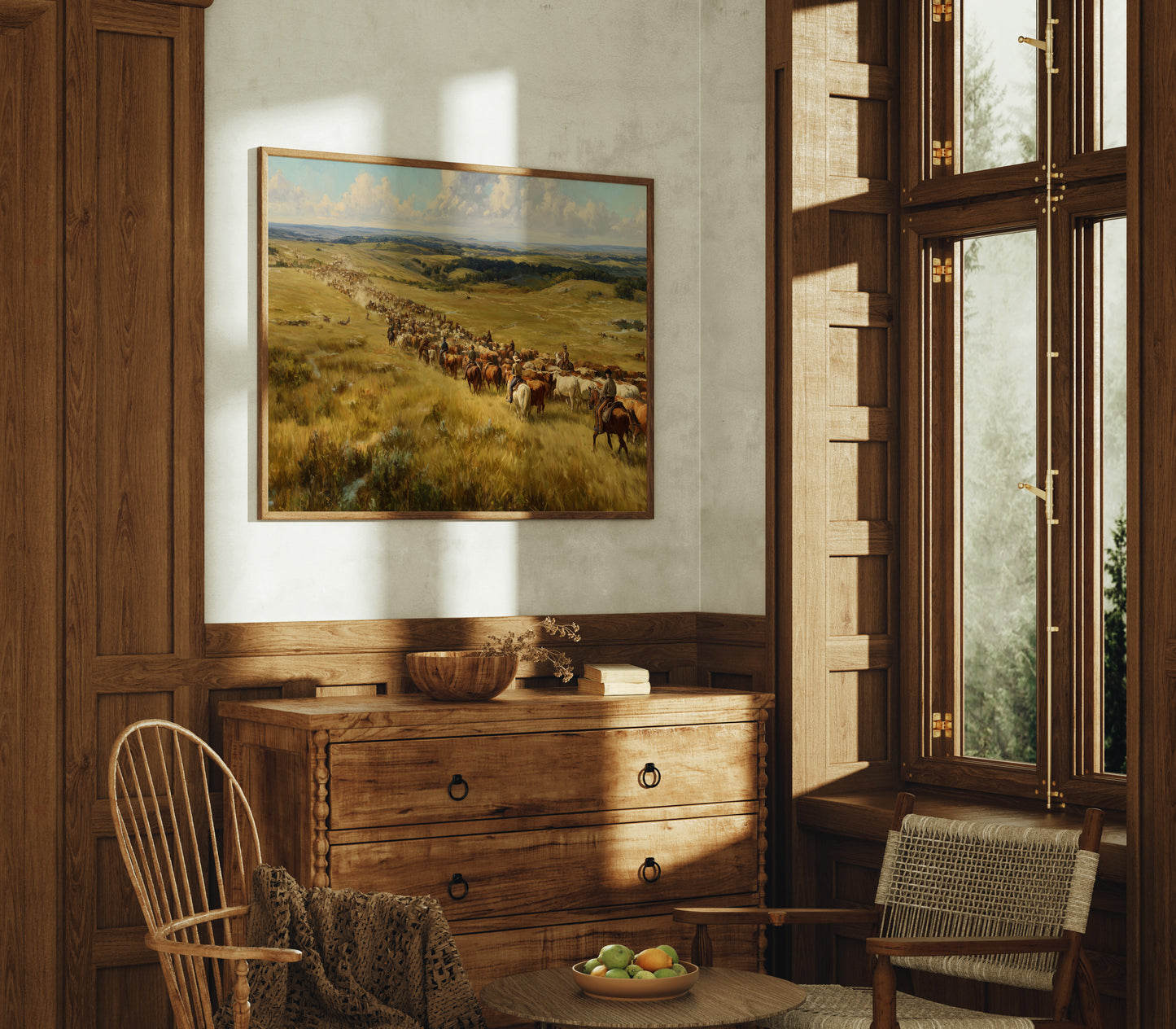 Prairie Dust Follows The Herd