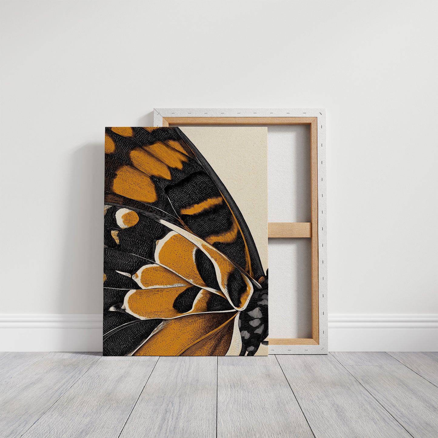 Amber Wings: Nature's Intricate Architecture